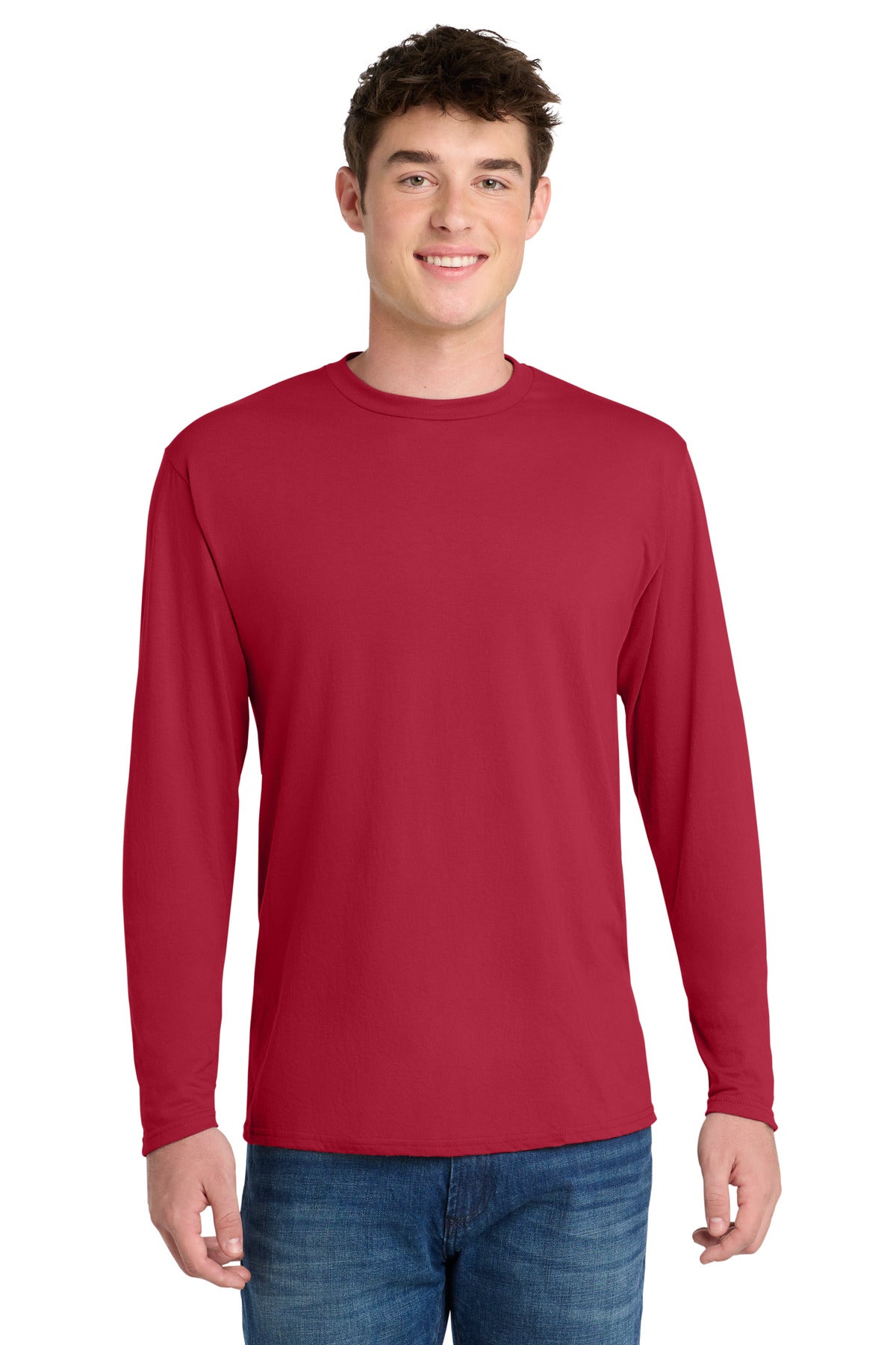 Port & Co PC381LS Long Sleeve Performance Blend Tee