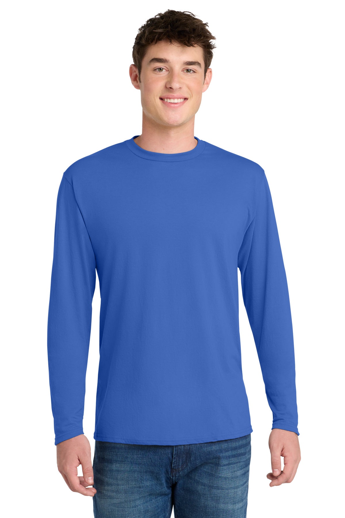 Port & Co PC381LS Long Sleeve Performance Blend Tee