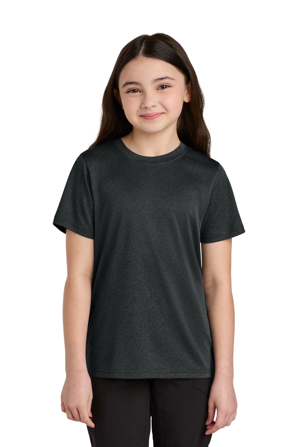 Port & Co PC390Y Youth Heather Performance Tee