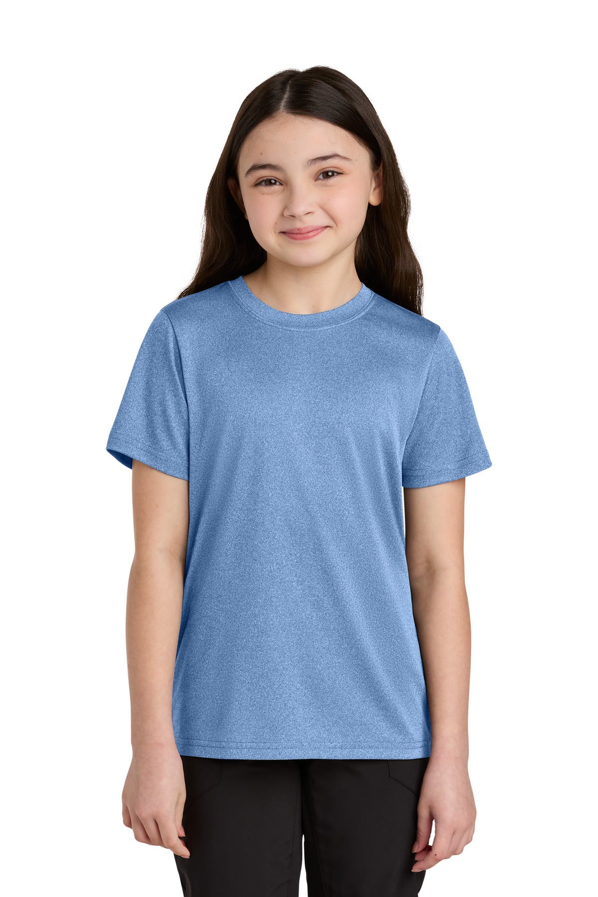 Port & Co PC390Y Youth Heather Performance Tee