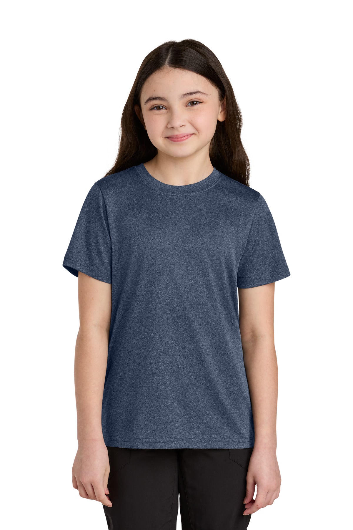 Port & Co PC390Y Youth Heather Performance Tee