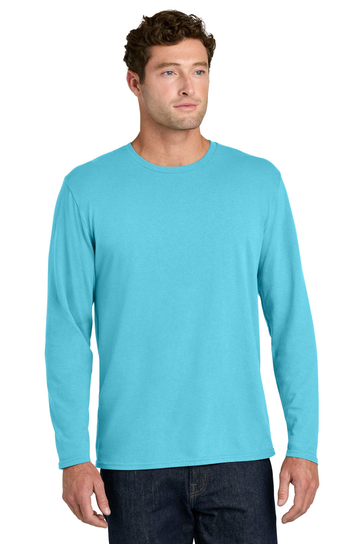 Easy Cotton Long Sleeve Tee - 4.3 oz | Port & Co PC43LS