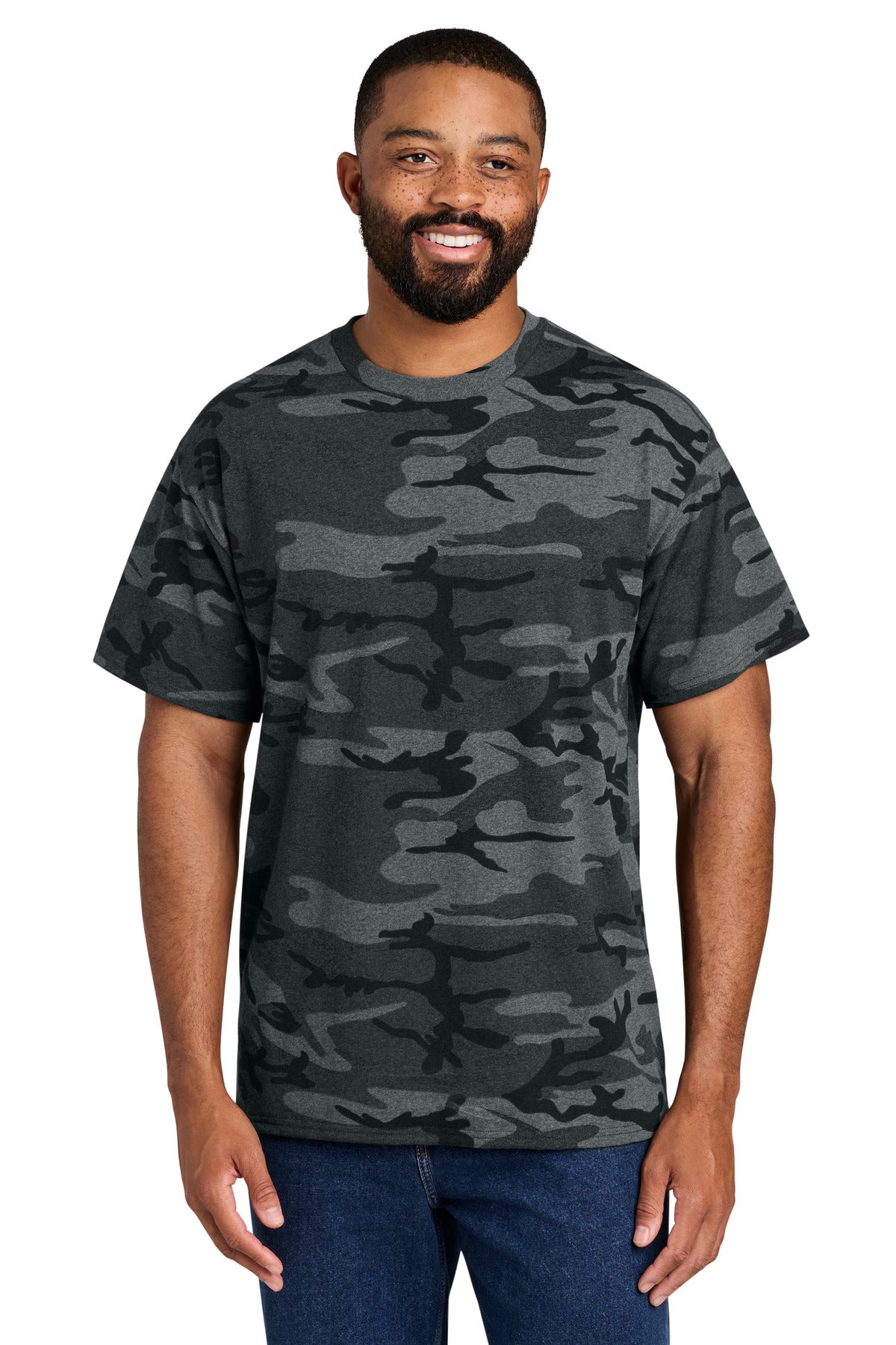 Port & Co PC54C Core Cotton Camo Tee