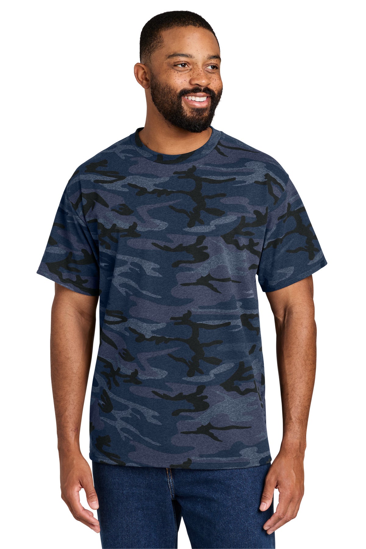 Port & Co PC54C Core Cotton Camo Tee