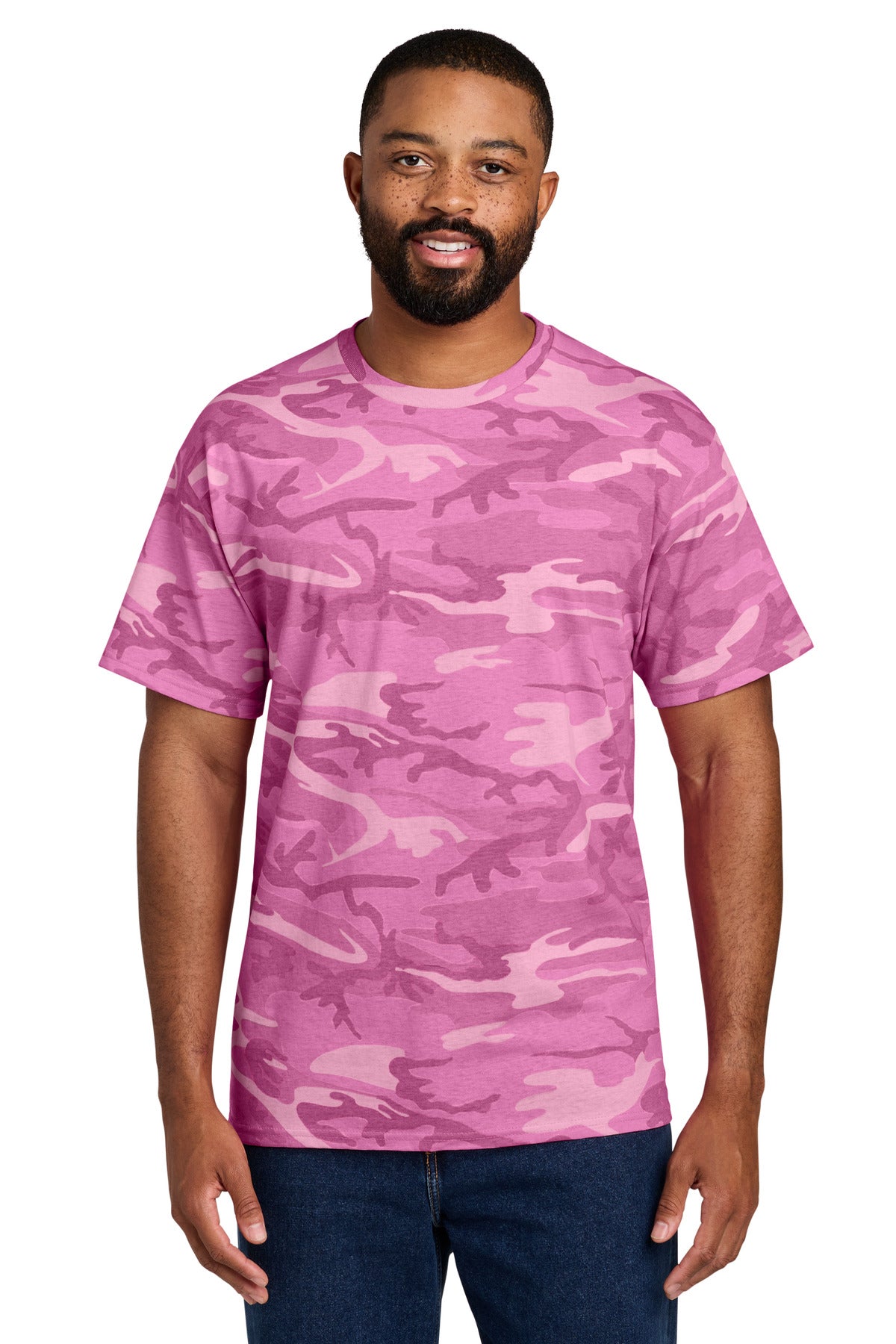Port & Co PC54C Core Cotton Camo Tee