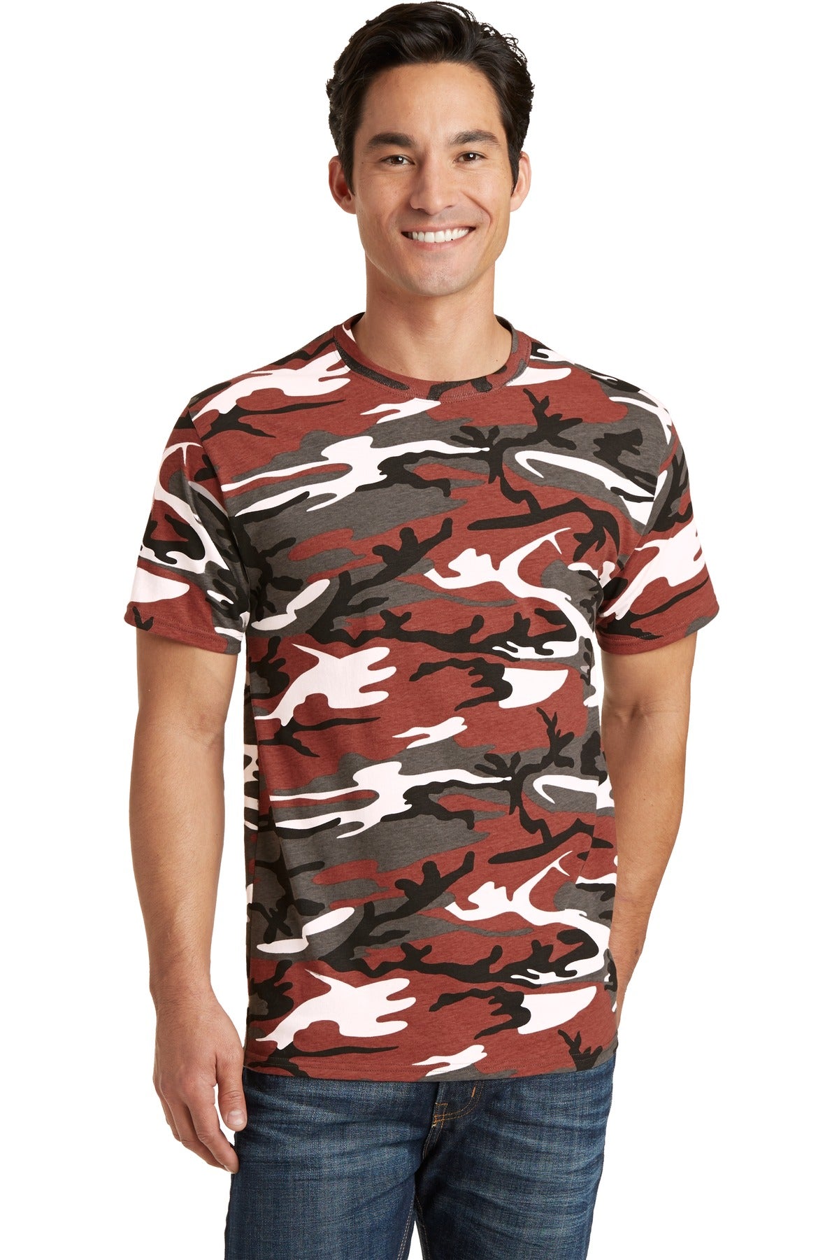 Port & Co PC54C Core Cotton Camo Tee