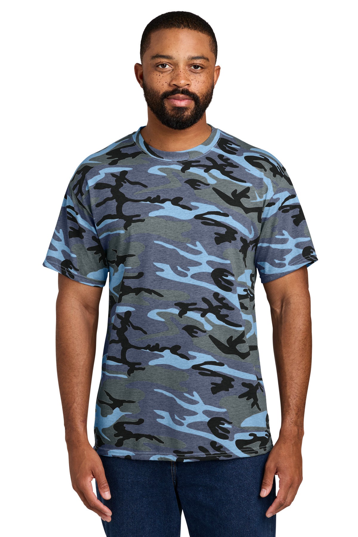 Port & Co PC54C Core Cotton Camo Tee