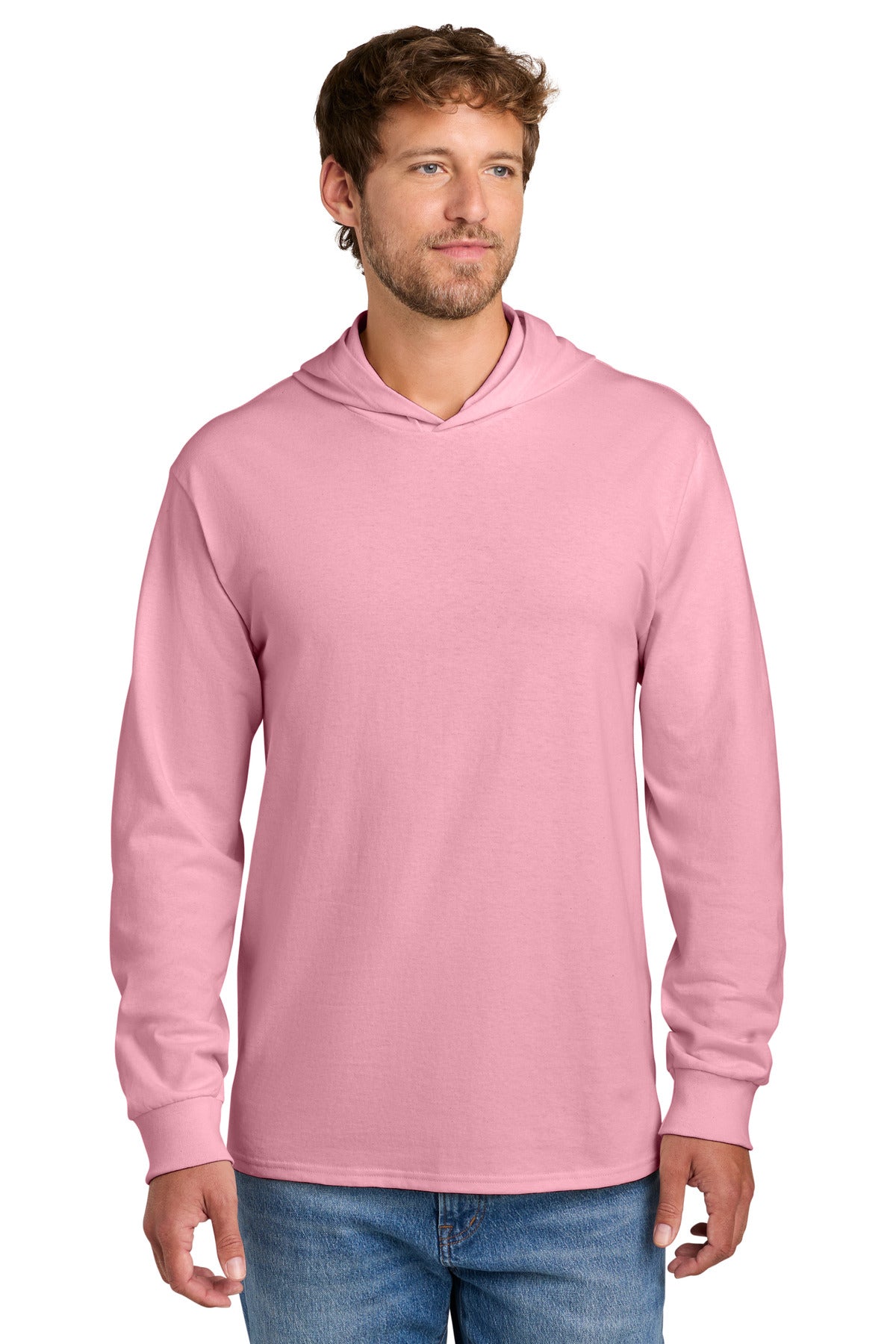 Port & Co PC54H Core Cotton Pullover Hooded Tee