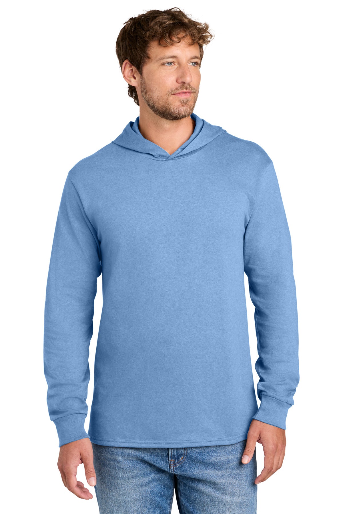 Port & Co PC54H Core Cotton Pullover Hooded Tee