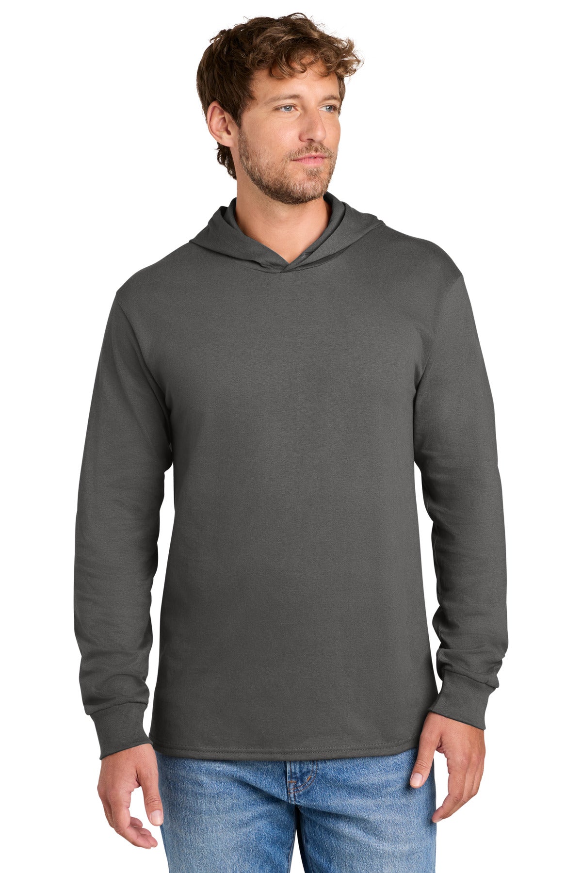 Port & Co PC54H Core Cotton Pullover Hooded Tee