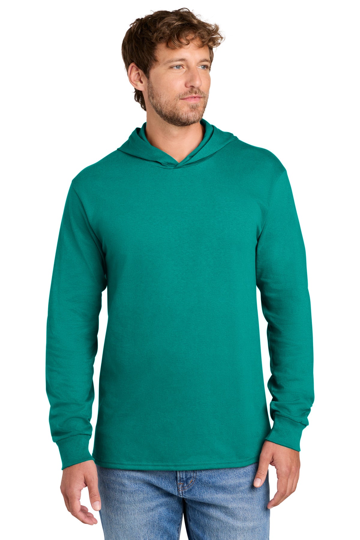 Port & Co PC54H Core Cotton Pullover Hooded Tee