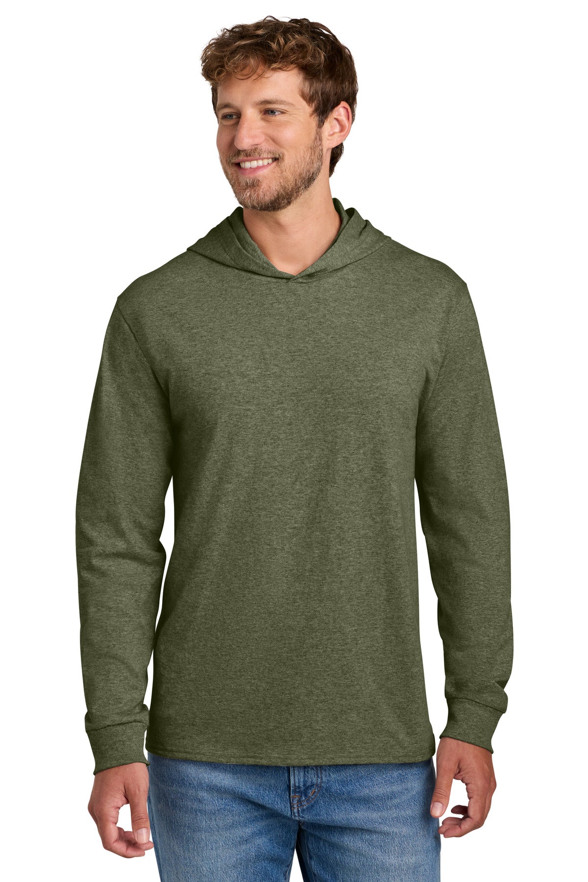 Port & Co PC54H Core Cotton Pullover Hooded Tee