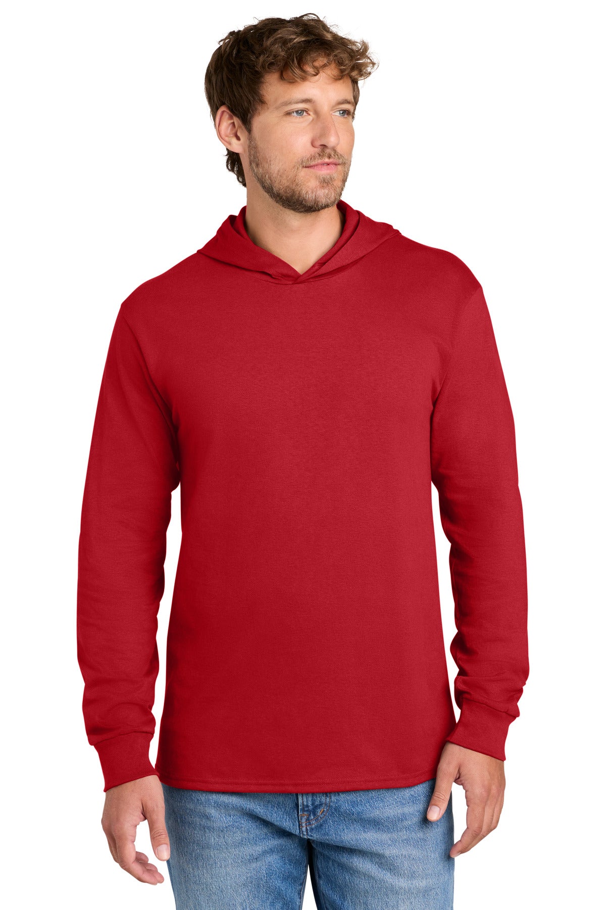 Port & Co PC54H Core Cotton Pullover Hooded Tee