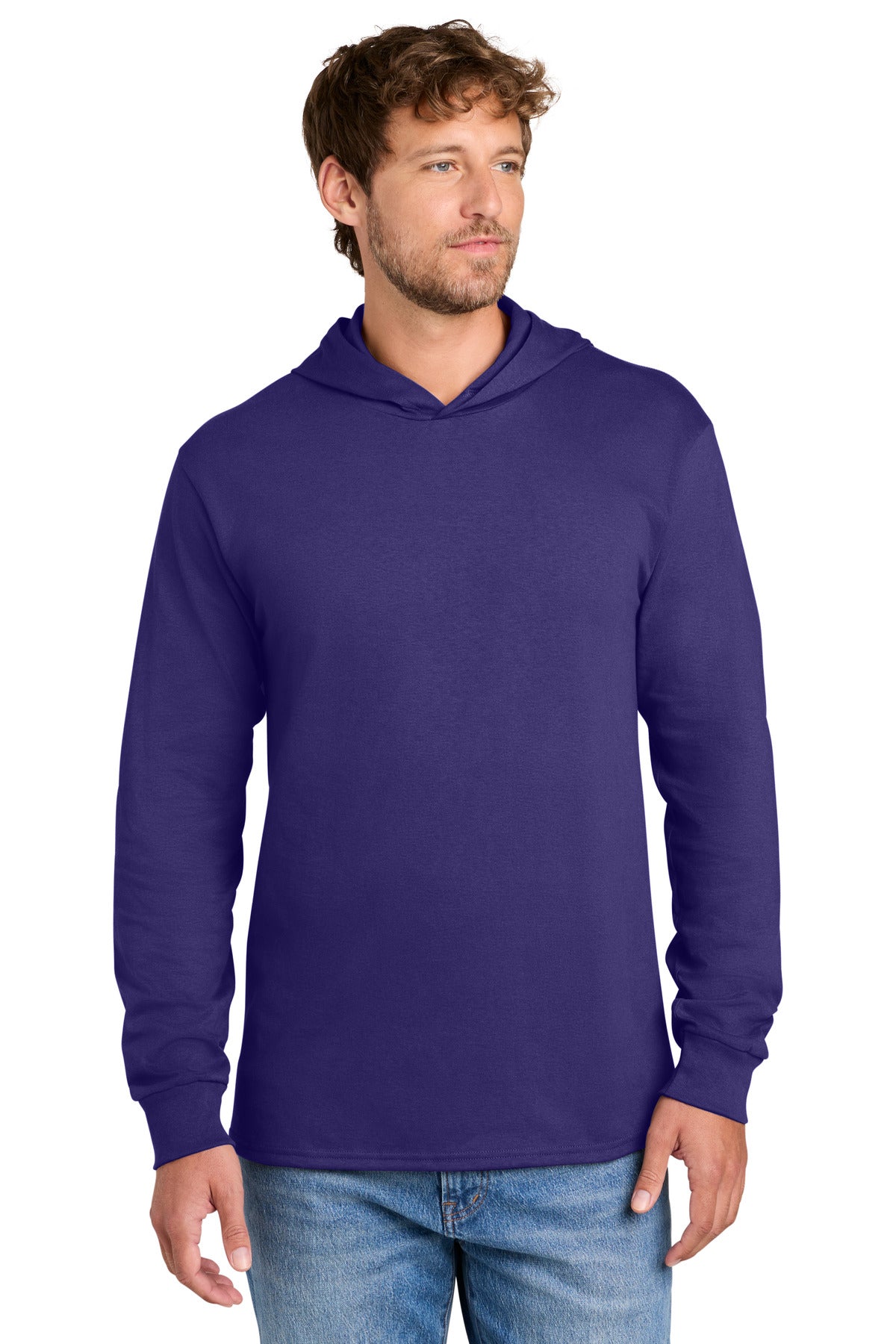 Port & Co PC54H Core Cotton Pullover Hooded Tee