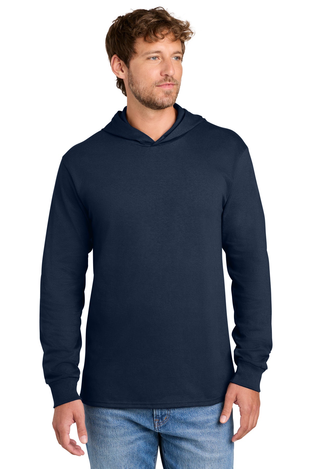Port & Co PC54H Core Cotton Pullover Hooded Tee