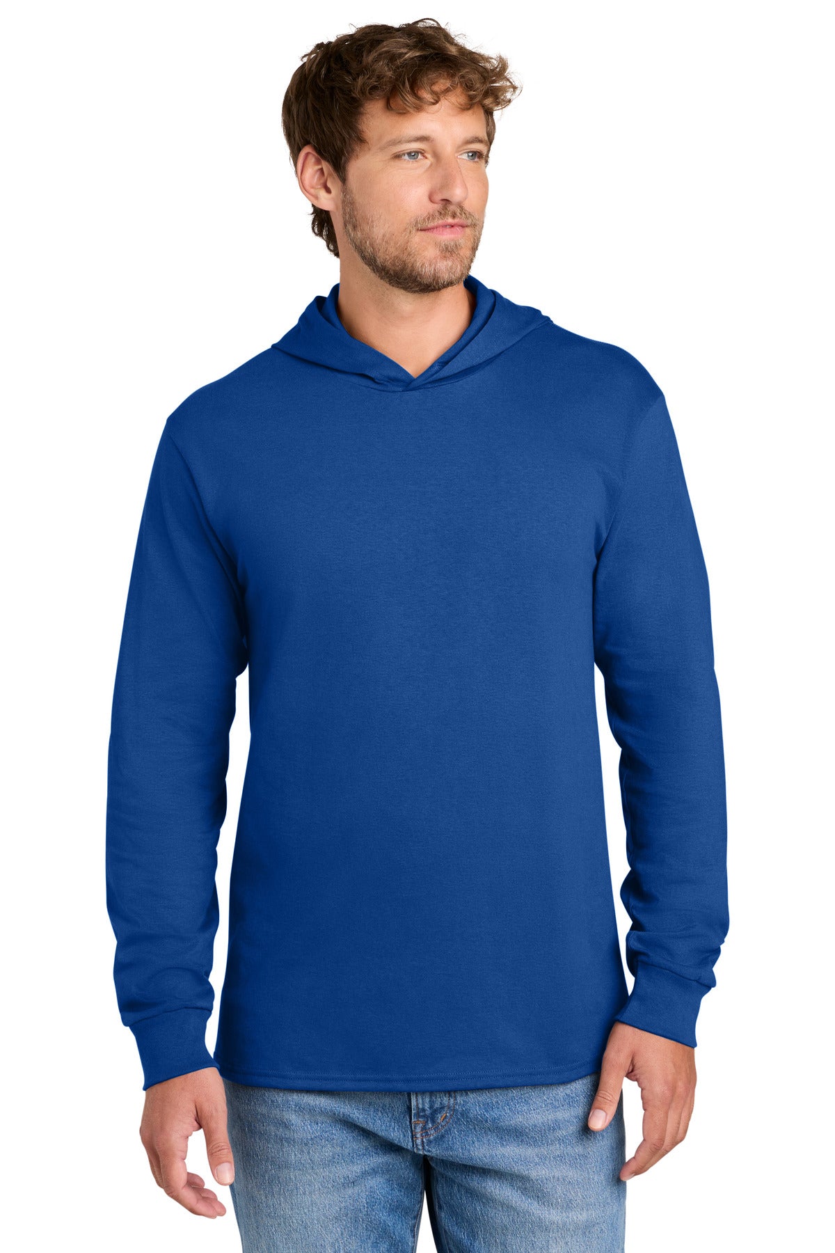 Port & Co PC54H Core Cotton Pullover Hooded Tee
