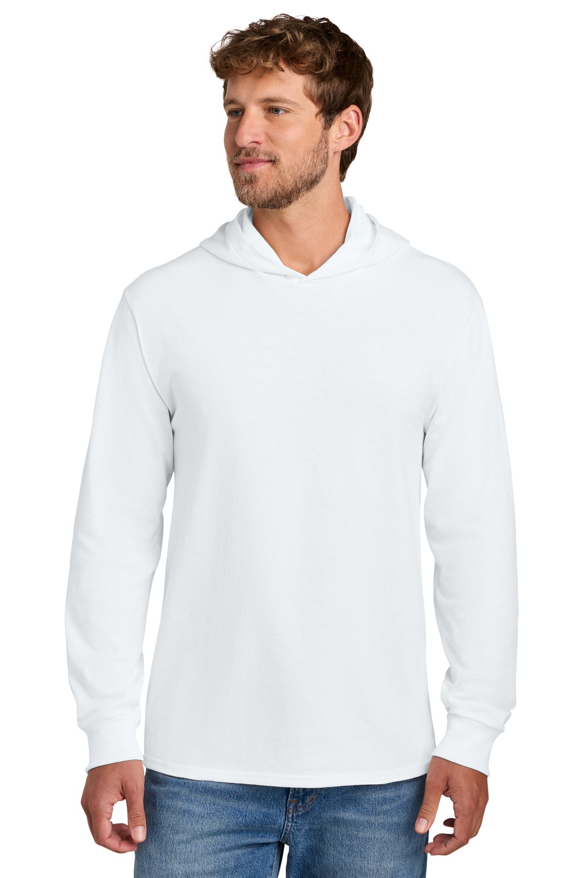 Port & Co PC54H Core Cotton Pullover Hooded Tee