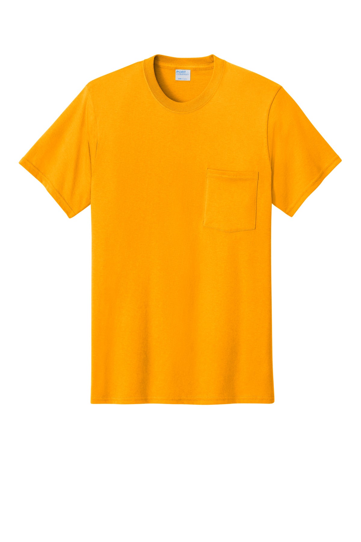 Port & Co PC54P Core Cotton Pocket Tee