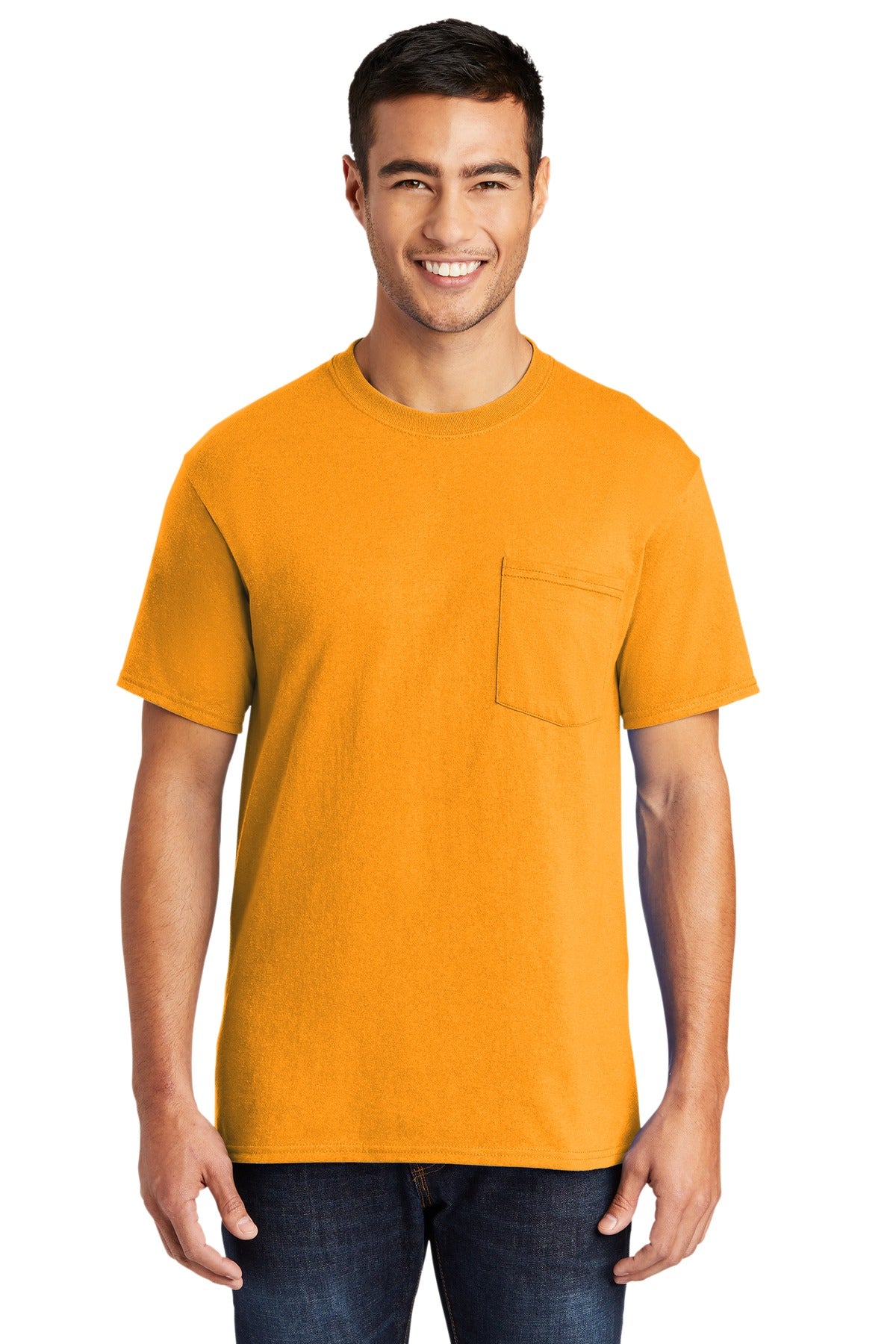 Port & Co PC55P Core Blend Pocket Tee