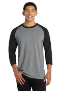Port & Co PC55RS Core Blend 3/4-Sleeve Raglan Tee