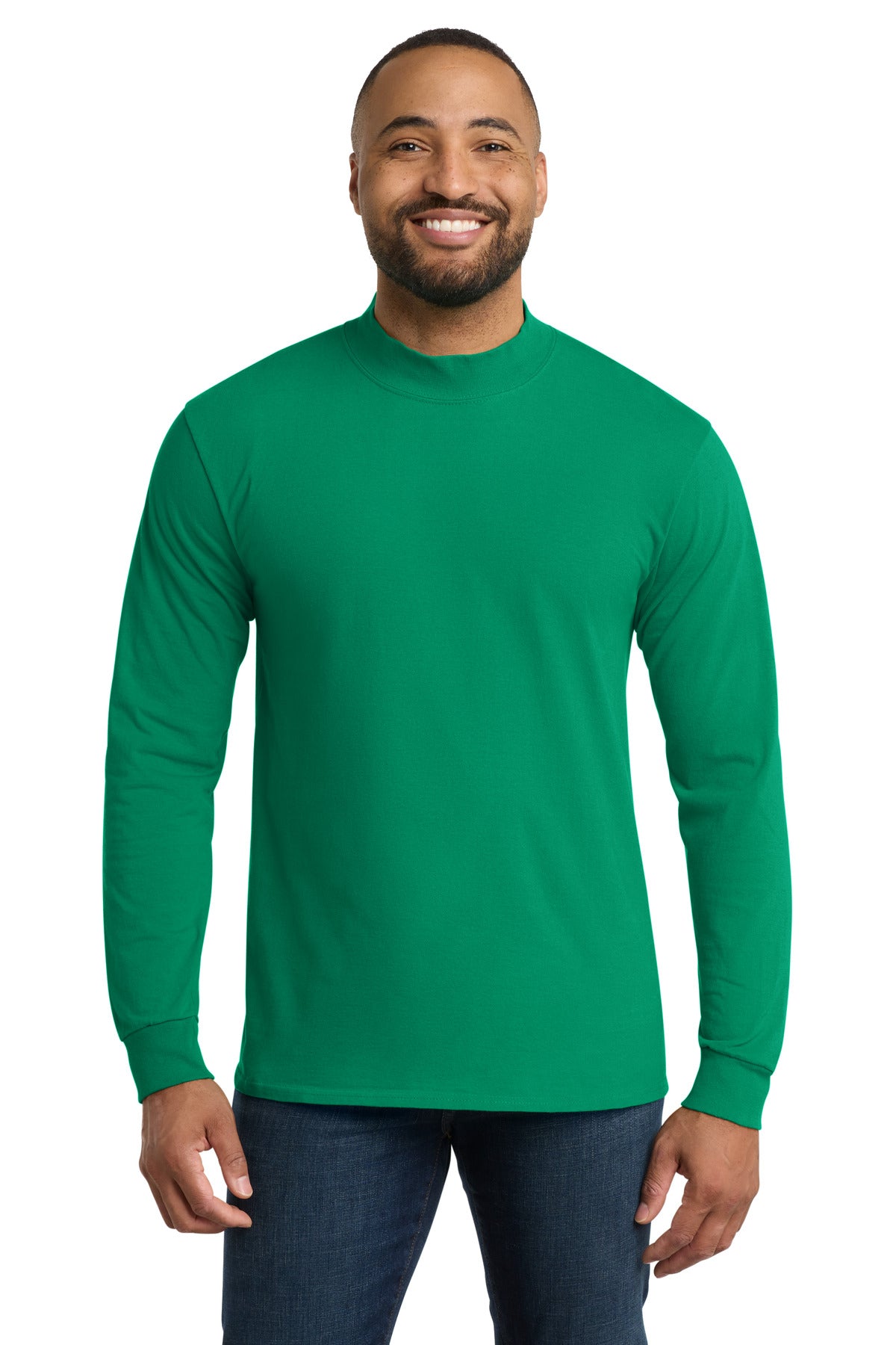 Port & Co PC61M Essential Mock Turtleneck
