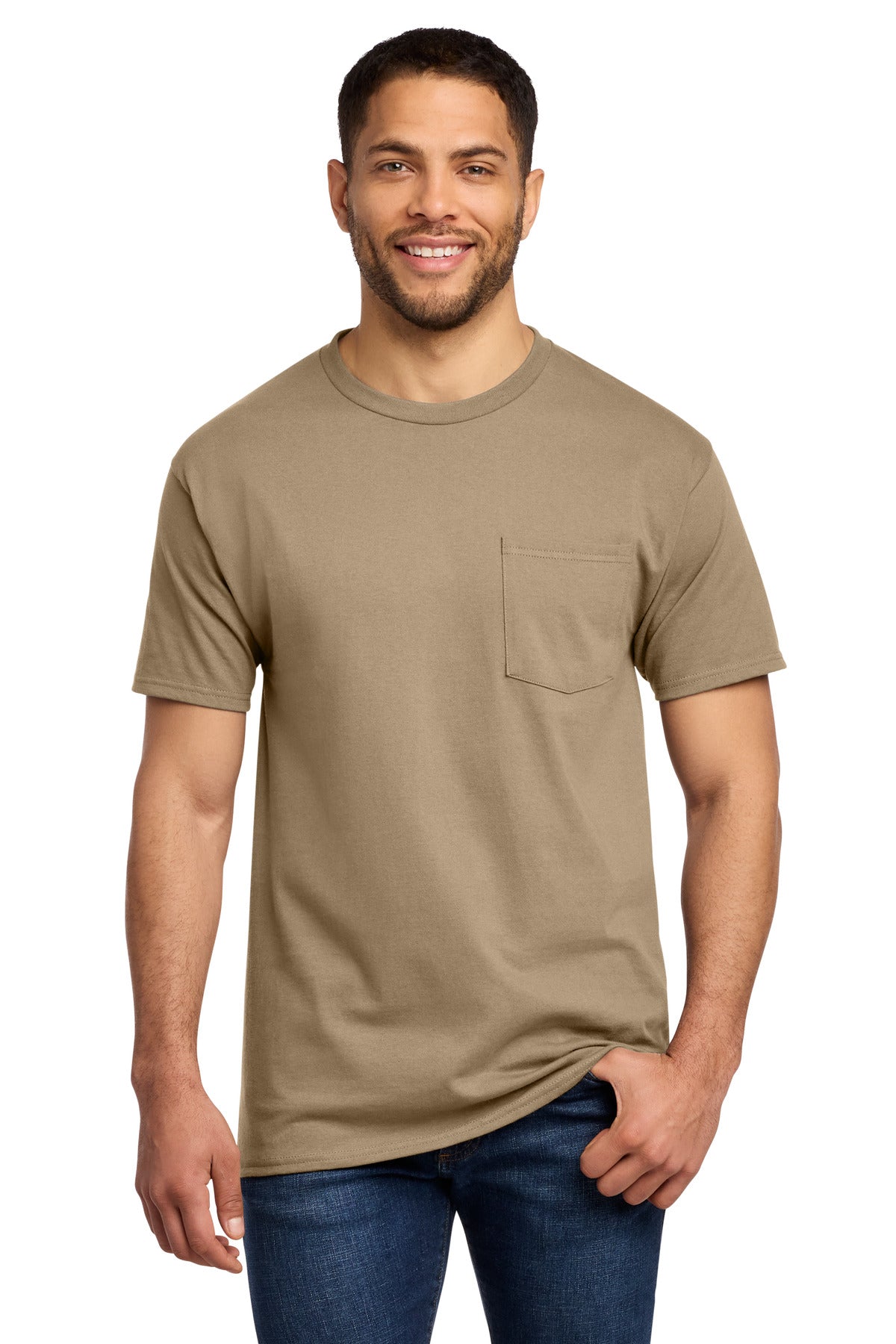 Port & Co PC61PT Tall Essential Pocket Tee