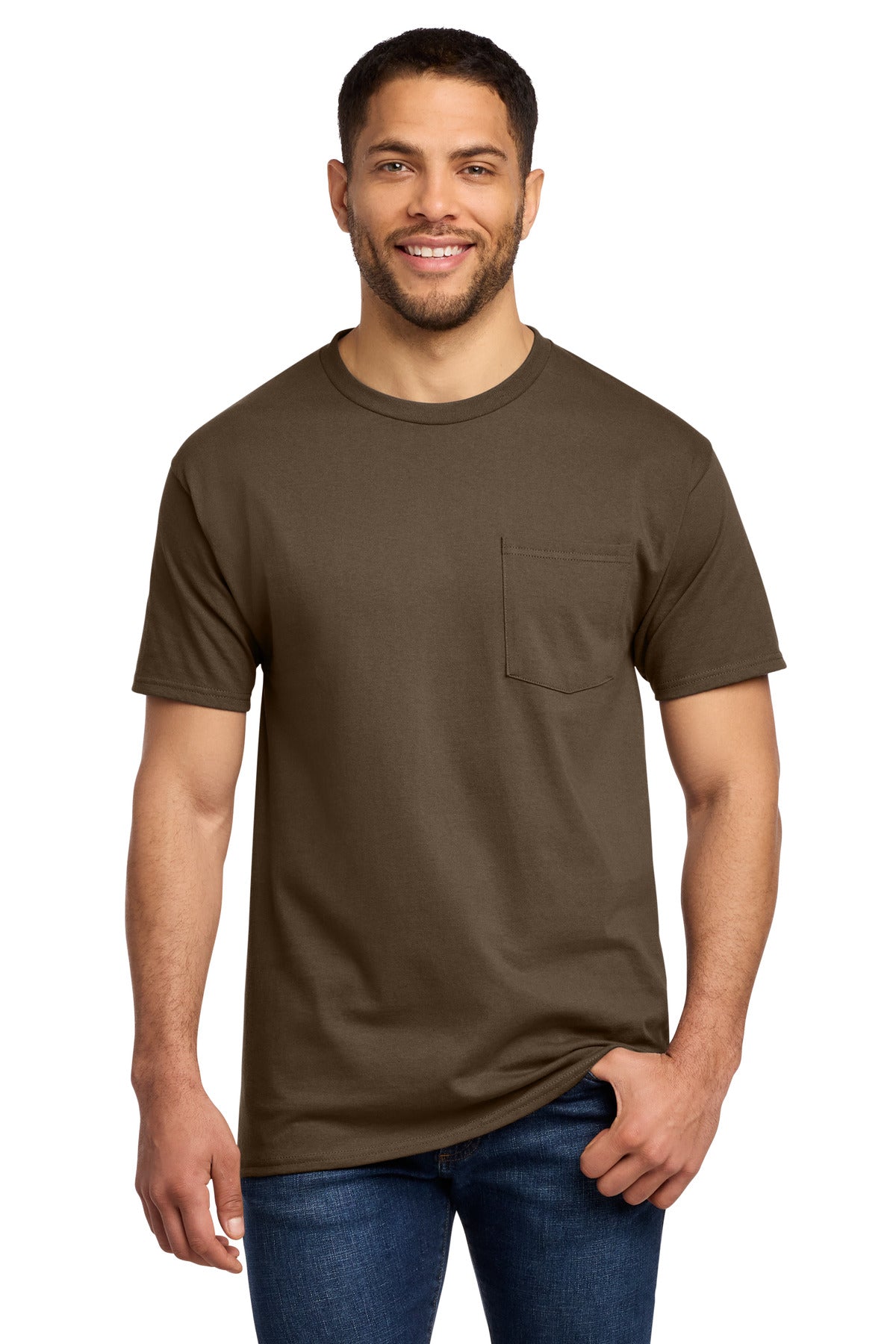 Port & Co PC61P Essential Pocket Tee
