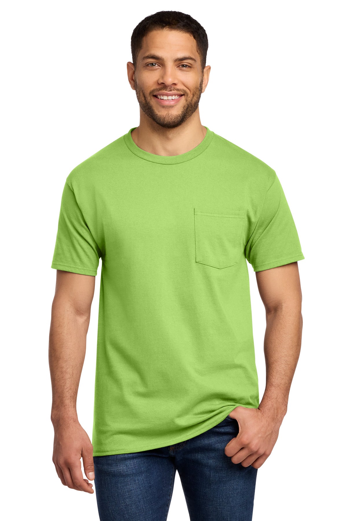 Port & Co PC61P Essential Pocket Tee