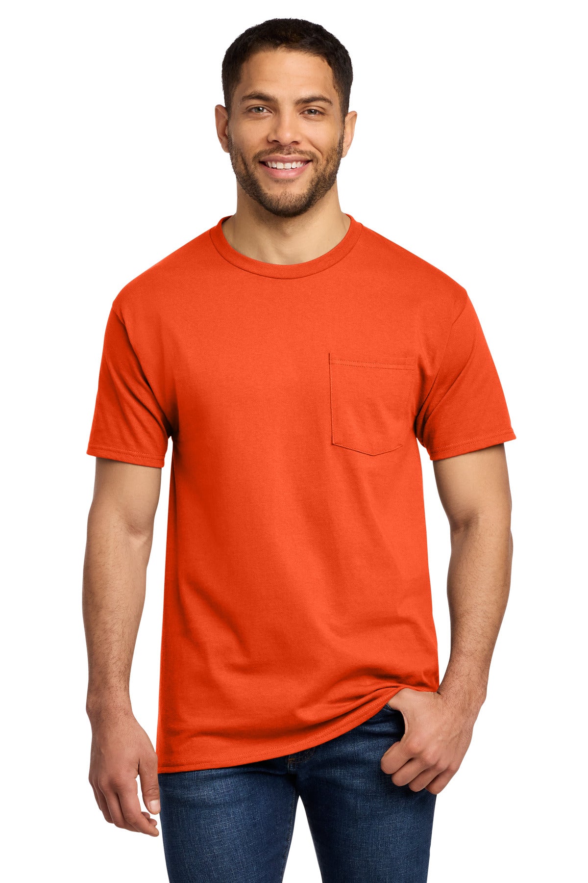 Port & Co PC61P Essential Pocket Tee