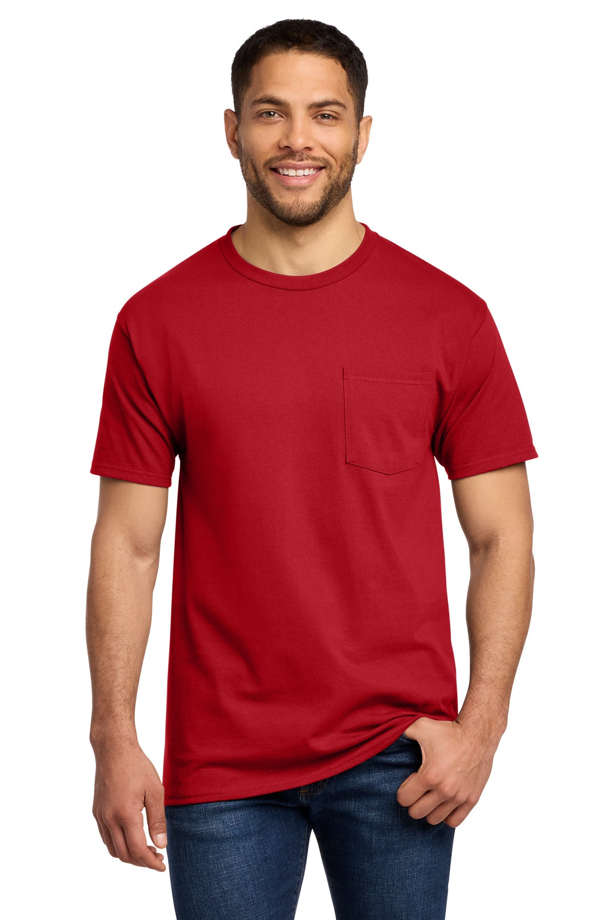 Port & Co PC61P Essential Pocket Tee