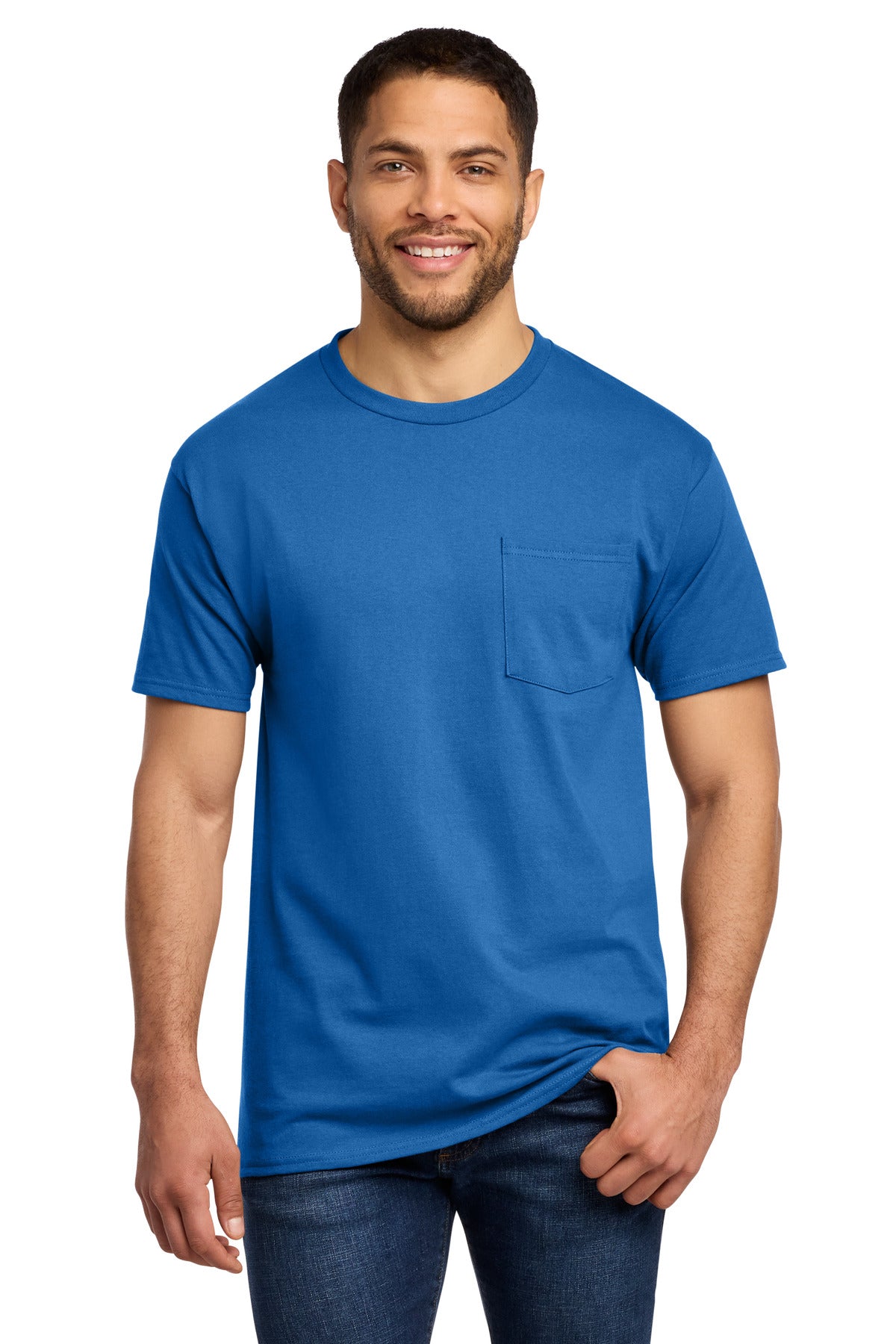 Port & Co PC61P Essential Pocket Tee