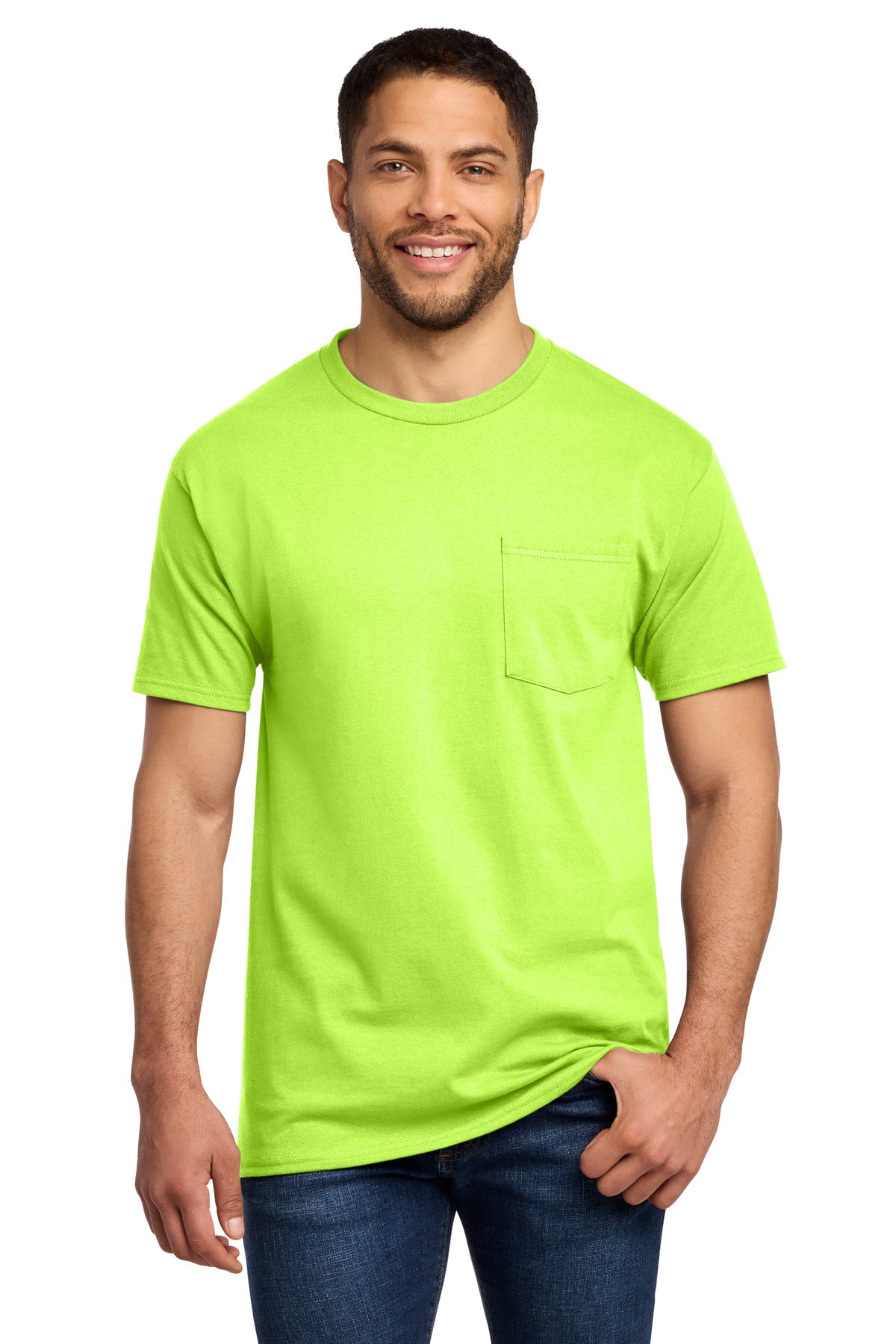 Port & Co PC61P Essential Pocket Tee