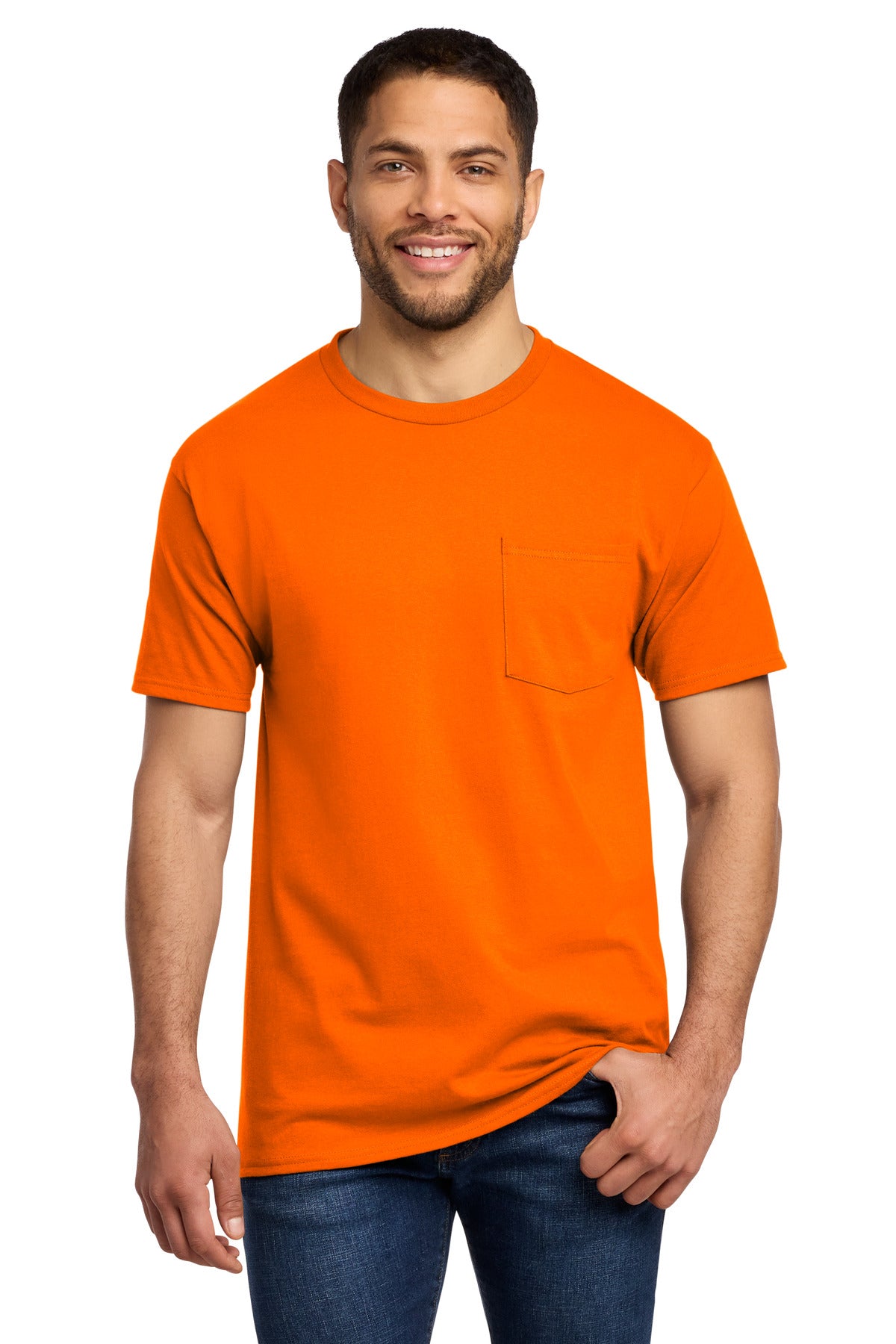 Port & Co PC61P Essential Pocket Tee