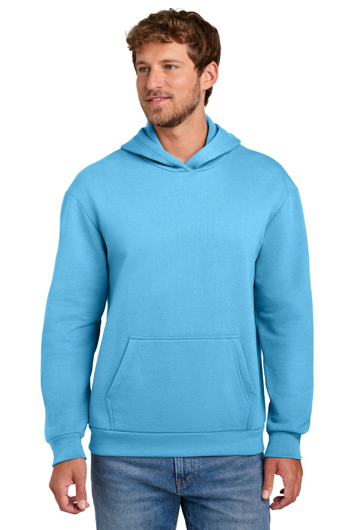 Easy Fleece Pullover Hooded Sweatshirt - 6.8 oz | Port & Co PC68H