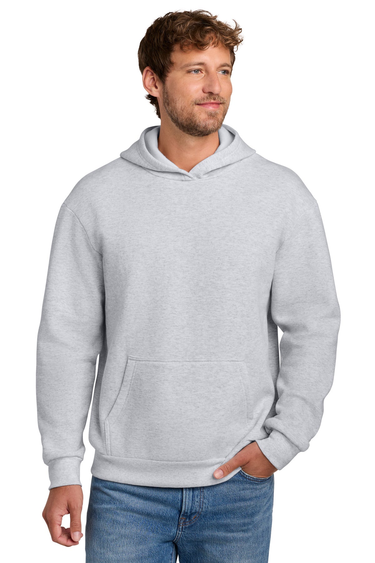 Port & Co PC68H Easy Fleece Pullover Hooded Sweatshirt