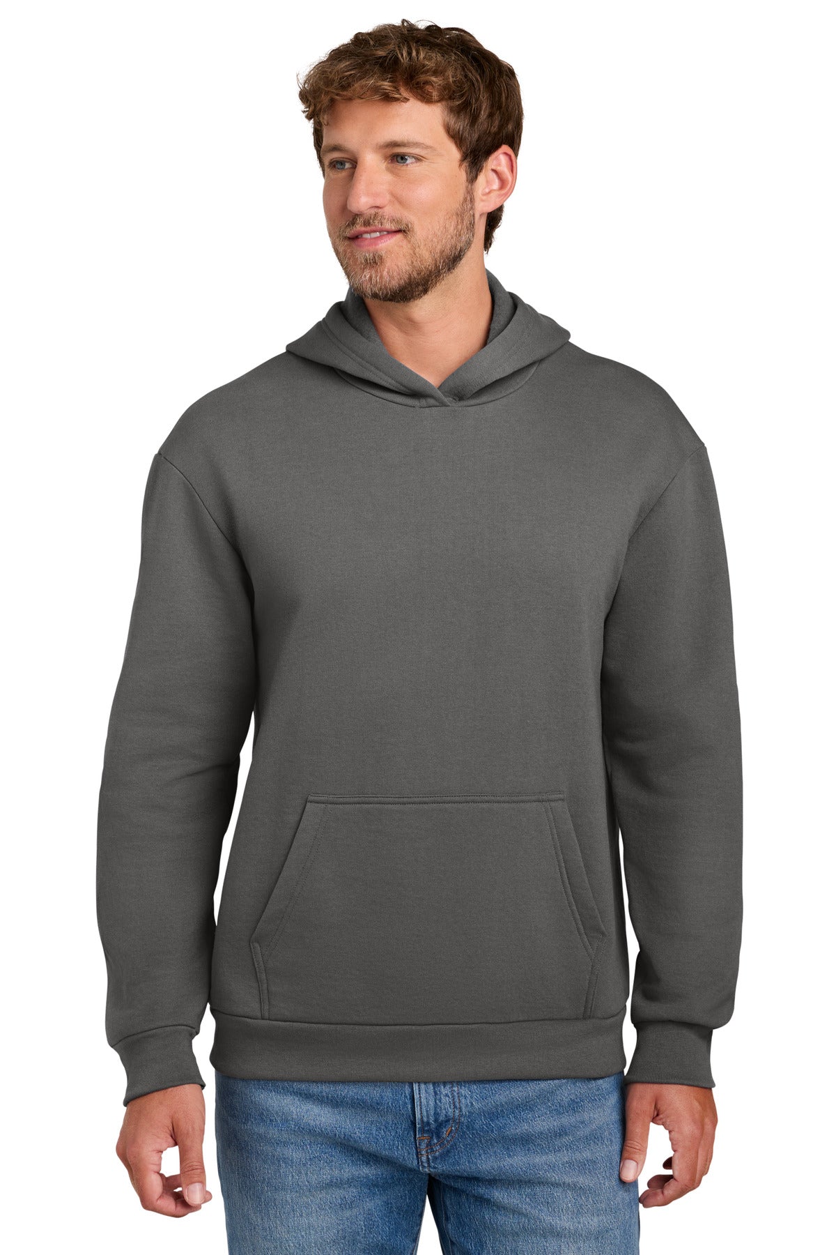 Port & Co PC68H Easy Fleece Pullover Hooded Sweatshirt