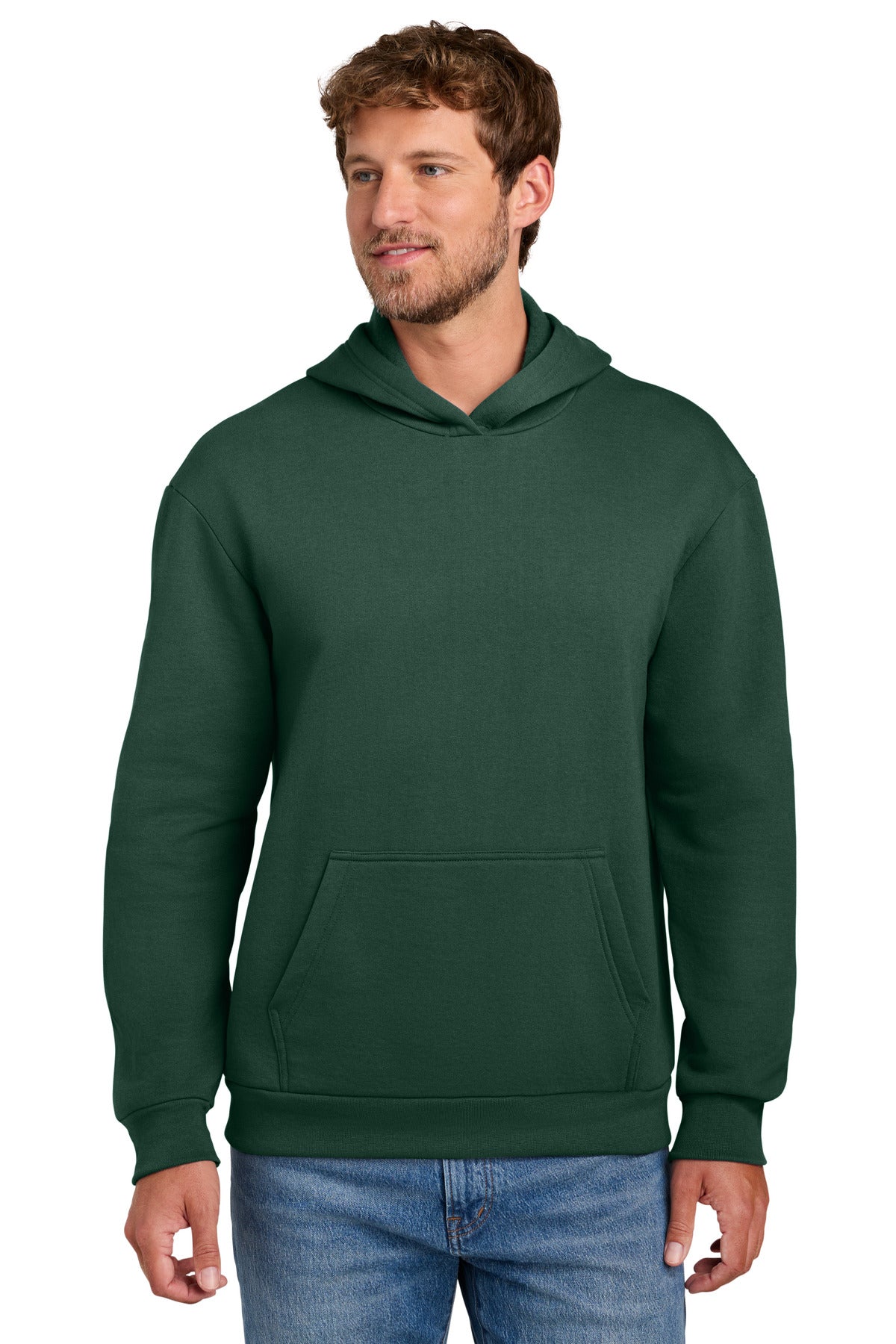 Port & Co PC68H Easy Fleece Pullover Hooded Sweatshirt