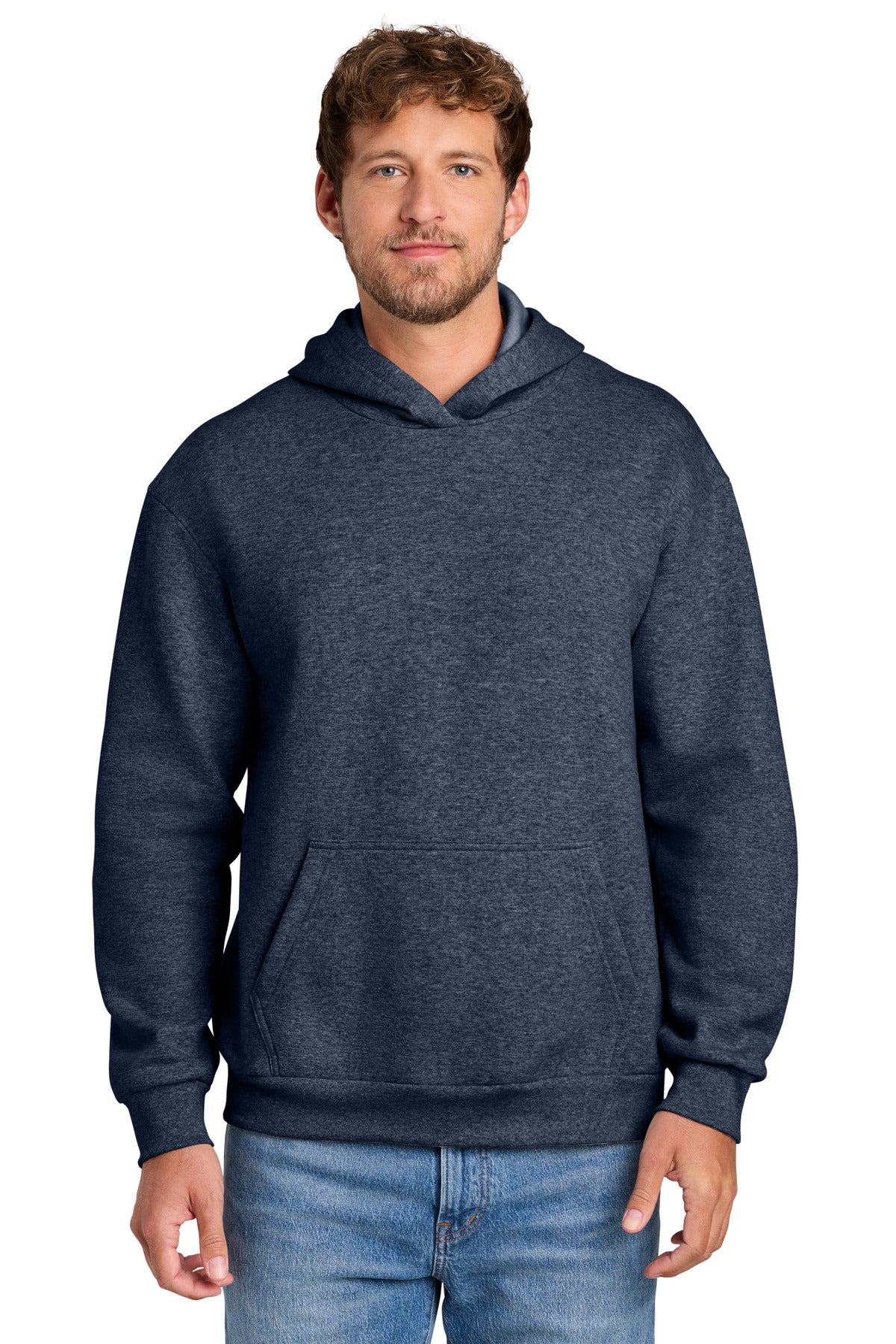 Port & Co PC68H Easy Fleece Pullover Hooded Sweatshirt