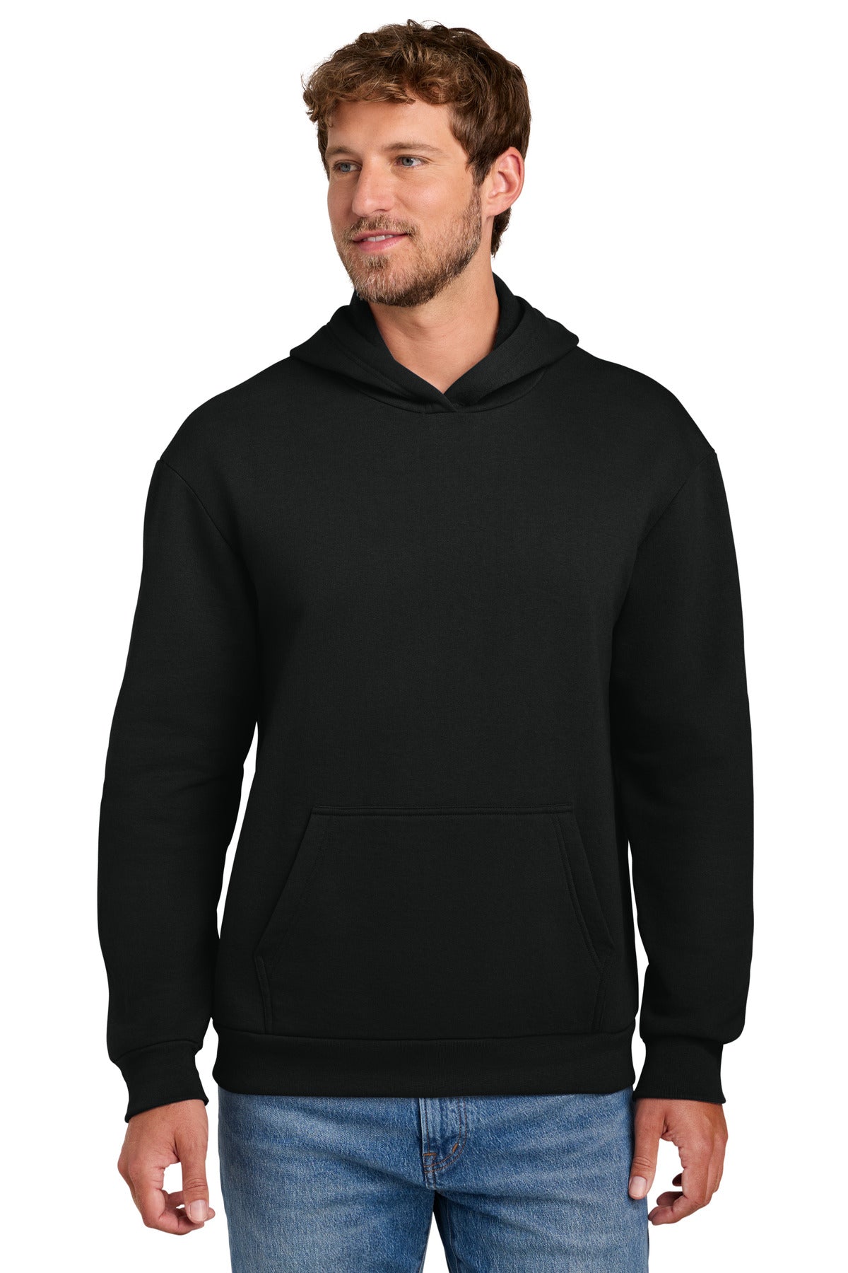 Port & Co PC68H Easy Fleece Pullover Hooded Sweatshirt