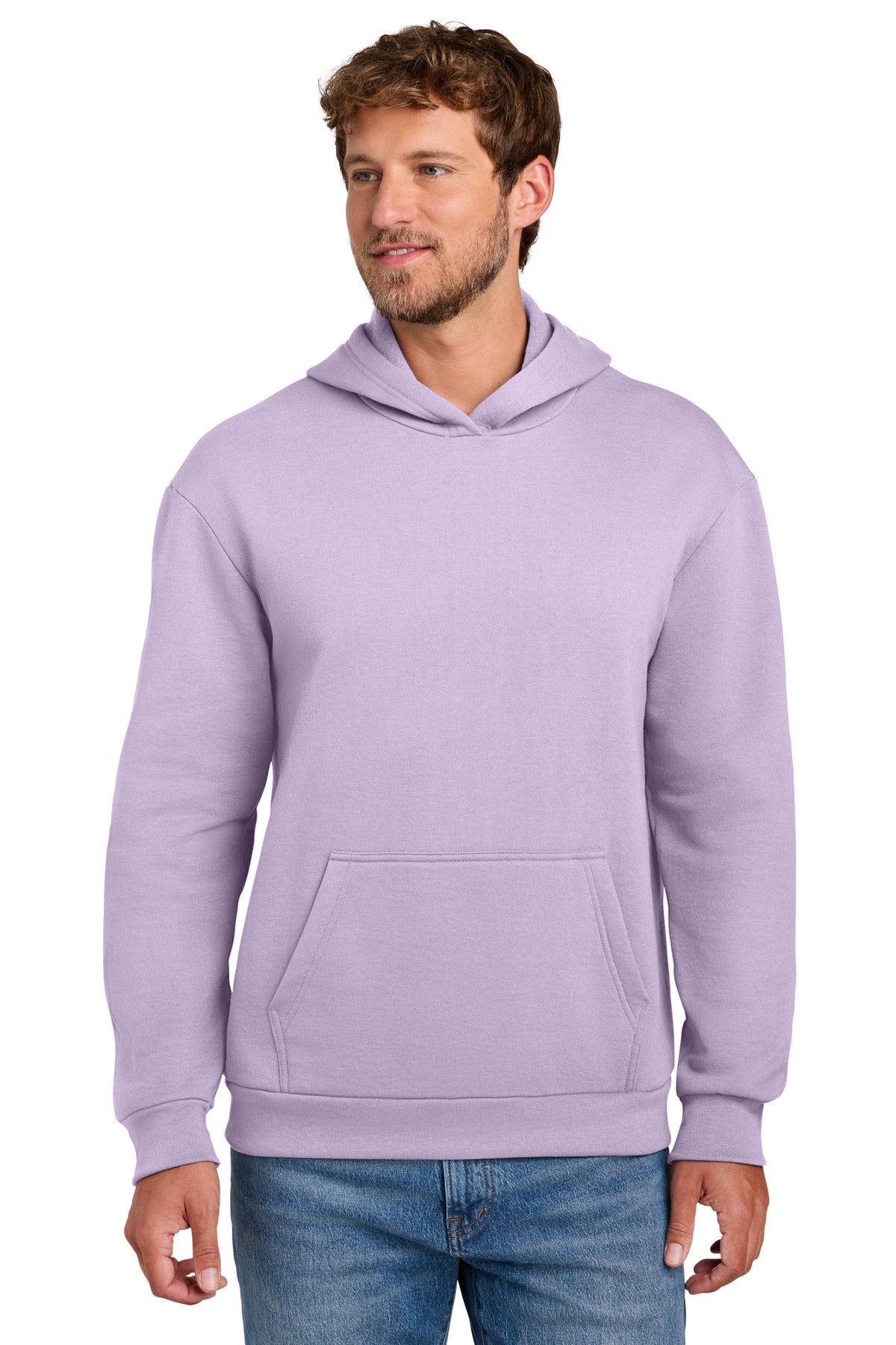 Port & Co PC68H Easy Fleece Pullover Hooded Sweatshirt
