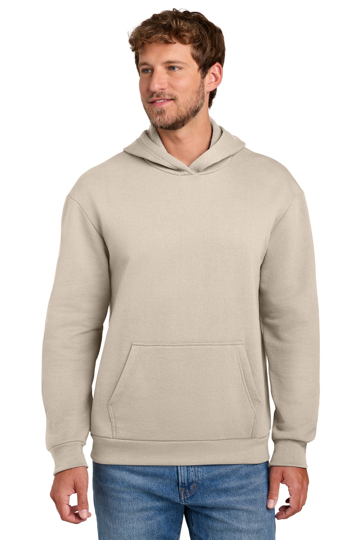 Port & Co PC68H Easy Fleece Pullover Hooded Sweatshirt