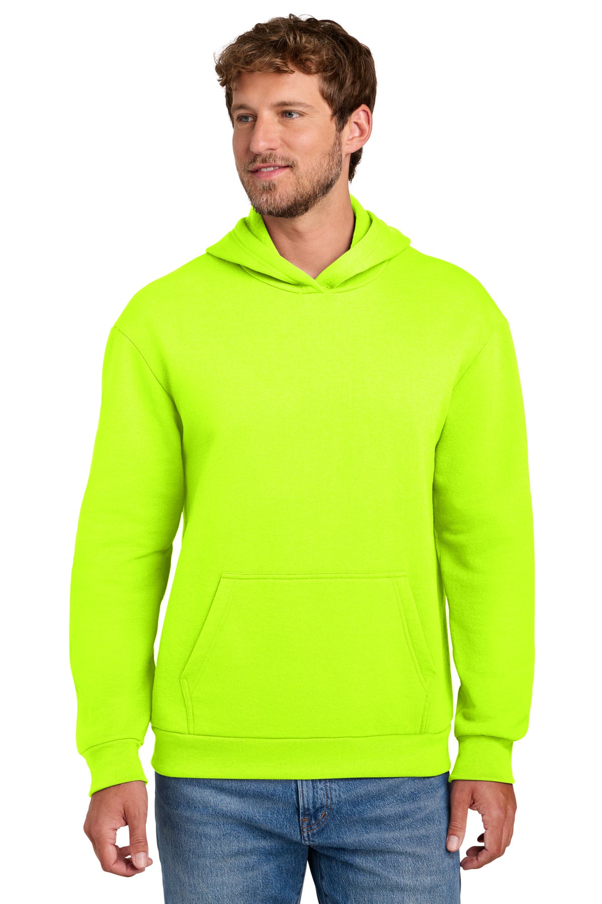 Port & Co PC68H Easy Fleece Pullover Hooded Sweatshirt