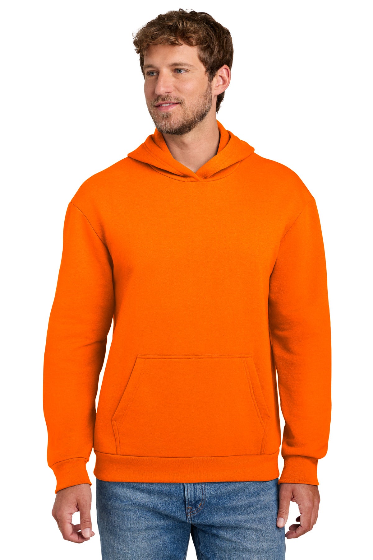 Port & Co PC68H Easy Fleece Pullover Hooded Sweatshirt