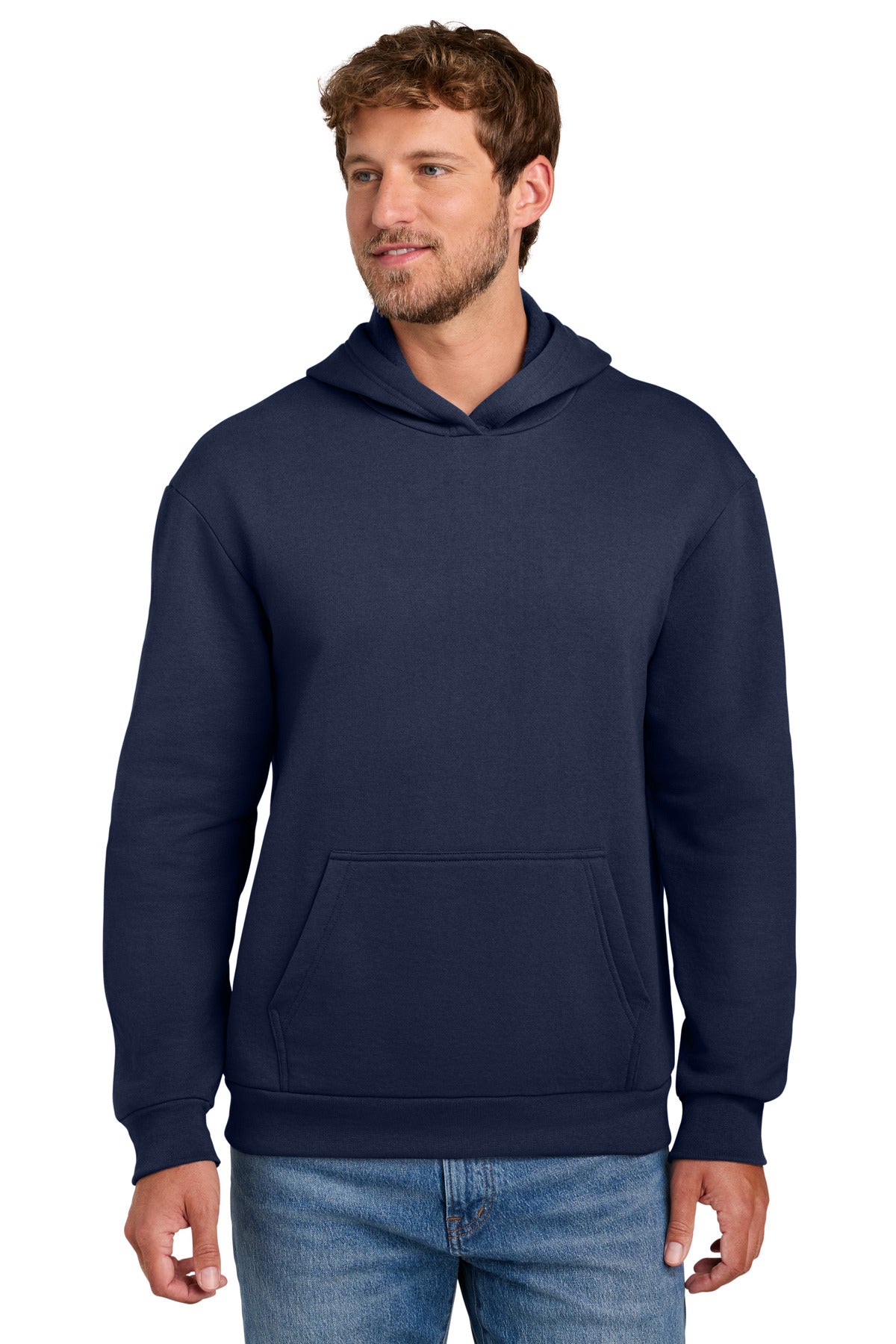 Port & Co PC68H Easy Fleece Pullover Hooded Sweatshirt