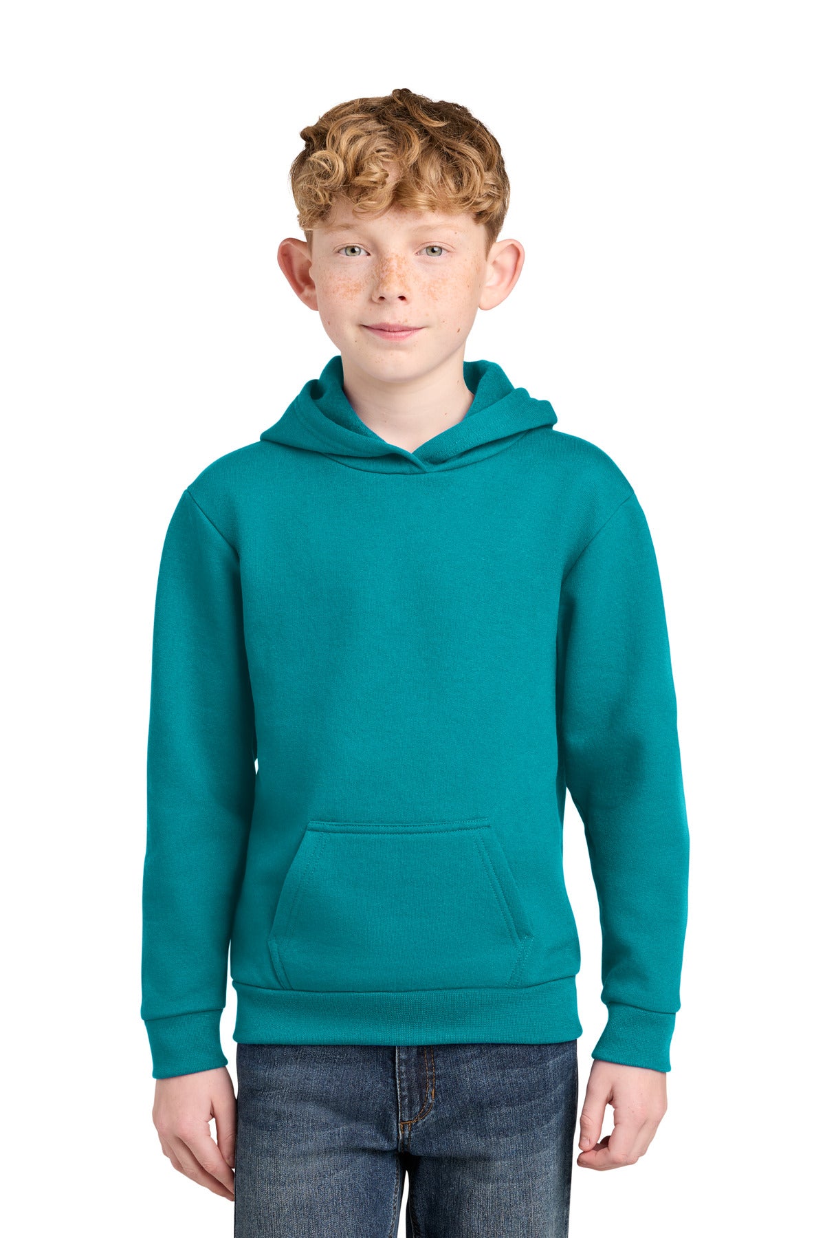 Port & Co PC68YH Youth Easy Fleece Pullover Hooded Sweatshirt