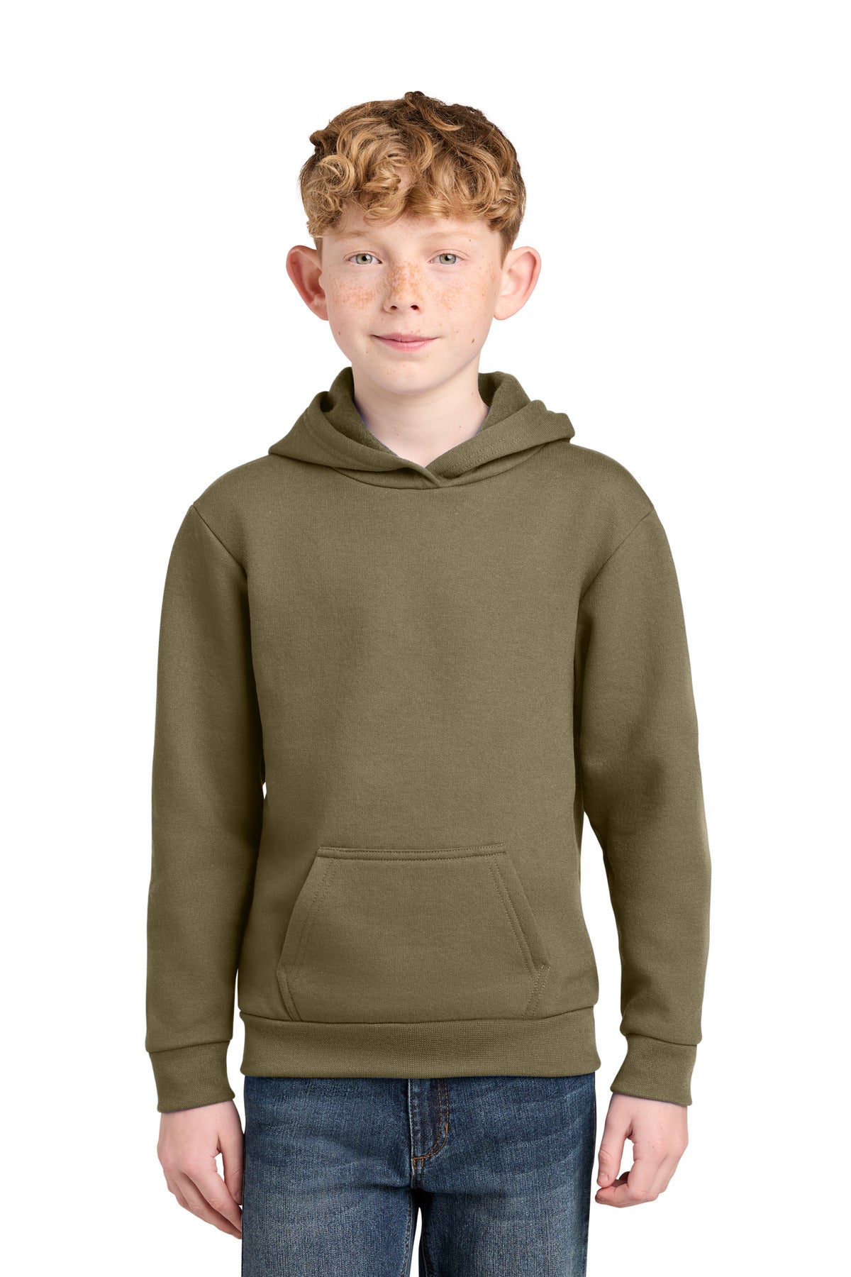 Port & Co PC68YH Youth Easy Fleece Pullover Hooded Sweatshirt