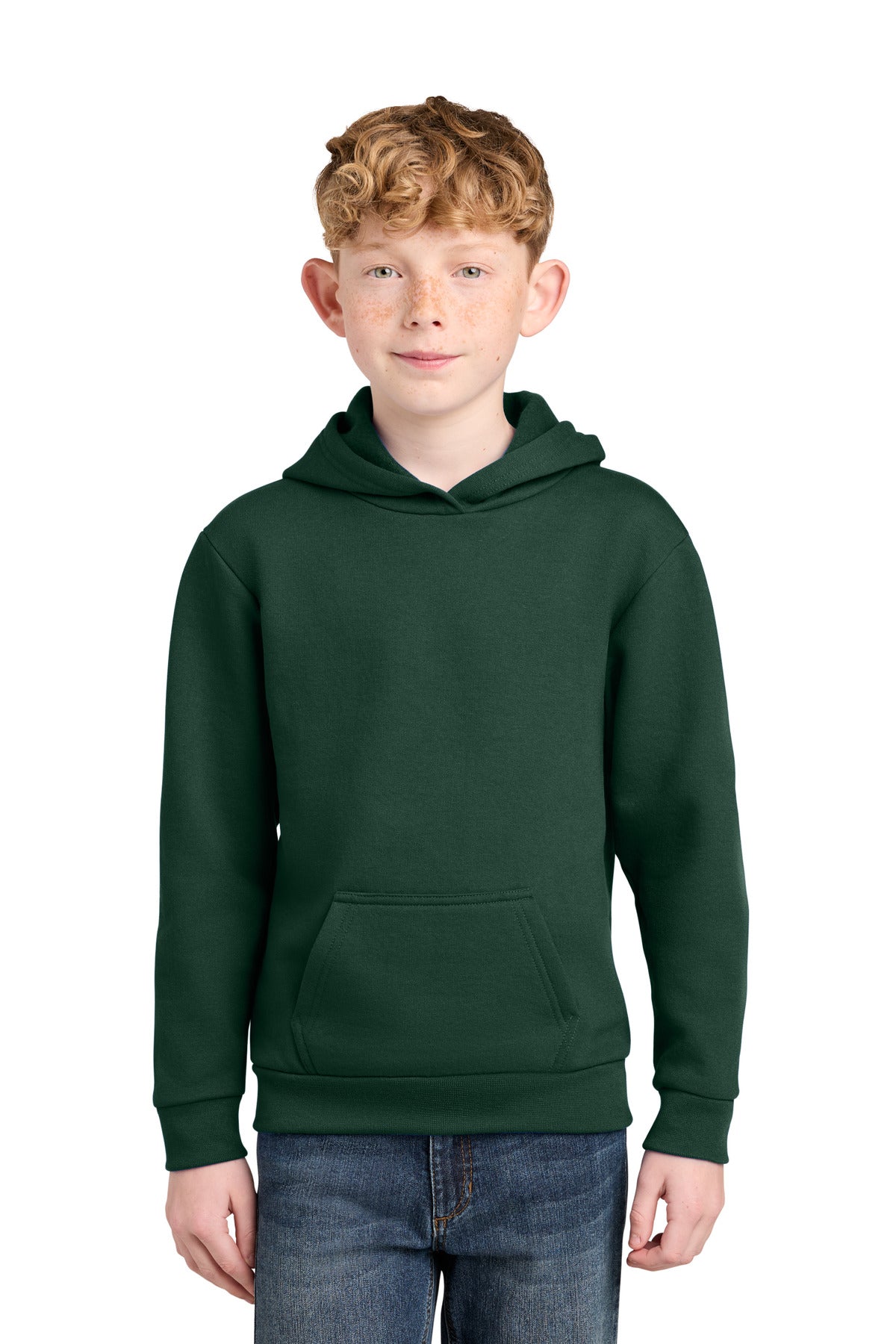 Port & Co PC68YH Youth Easy Fleece Pullover Hooded Sweatshirt