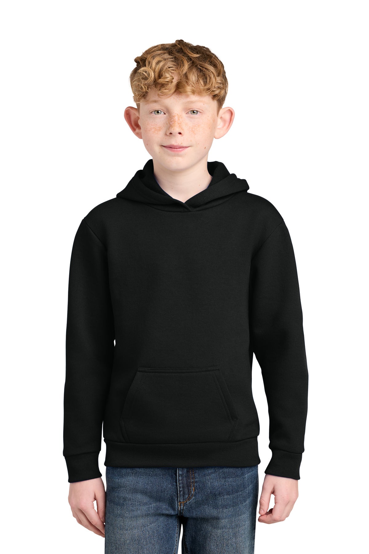 Port & Co PC68YH Youth Easy Fleece Pullover Hooded Sweatshirt