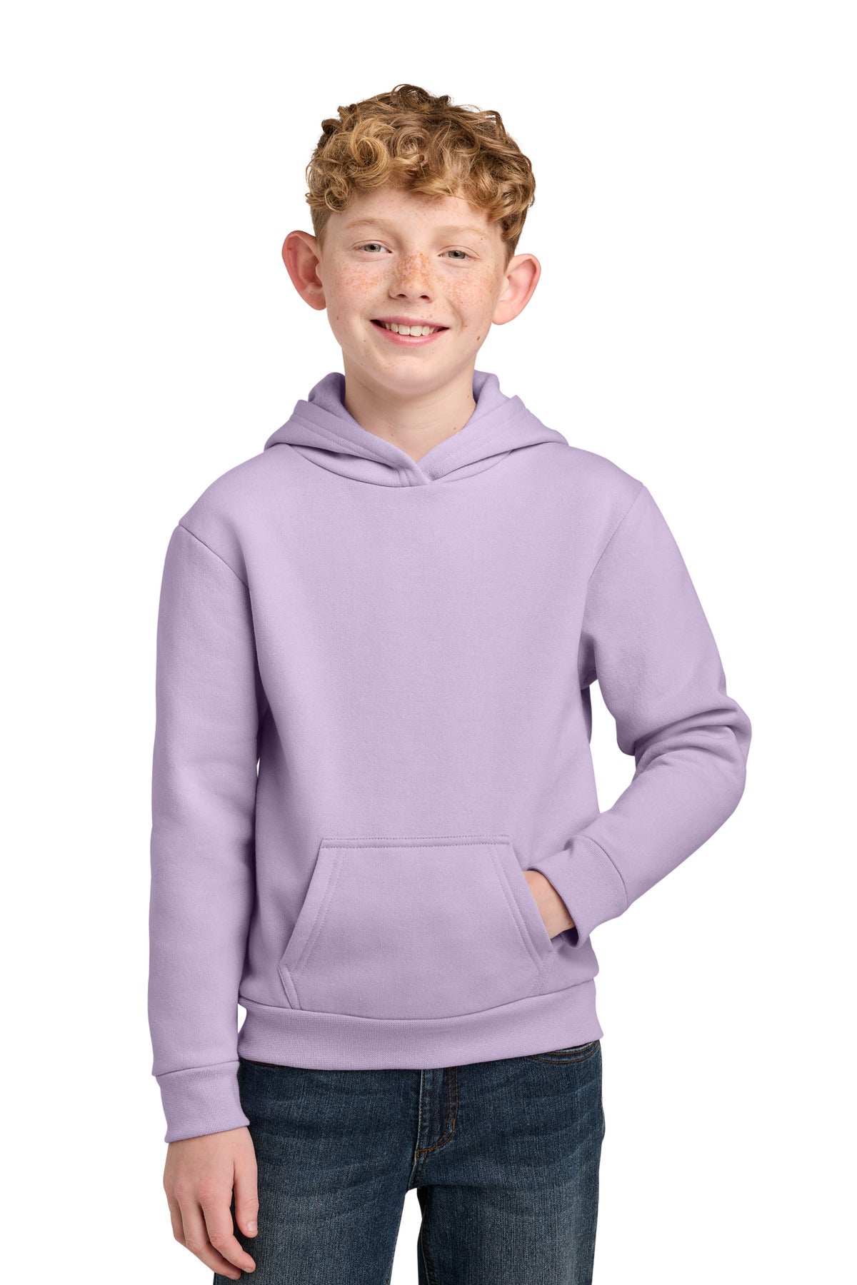 Port & Co PC68YH Youth Easy Fleece Pullover Hooded Sweatshirt