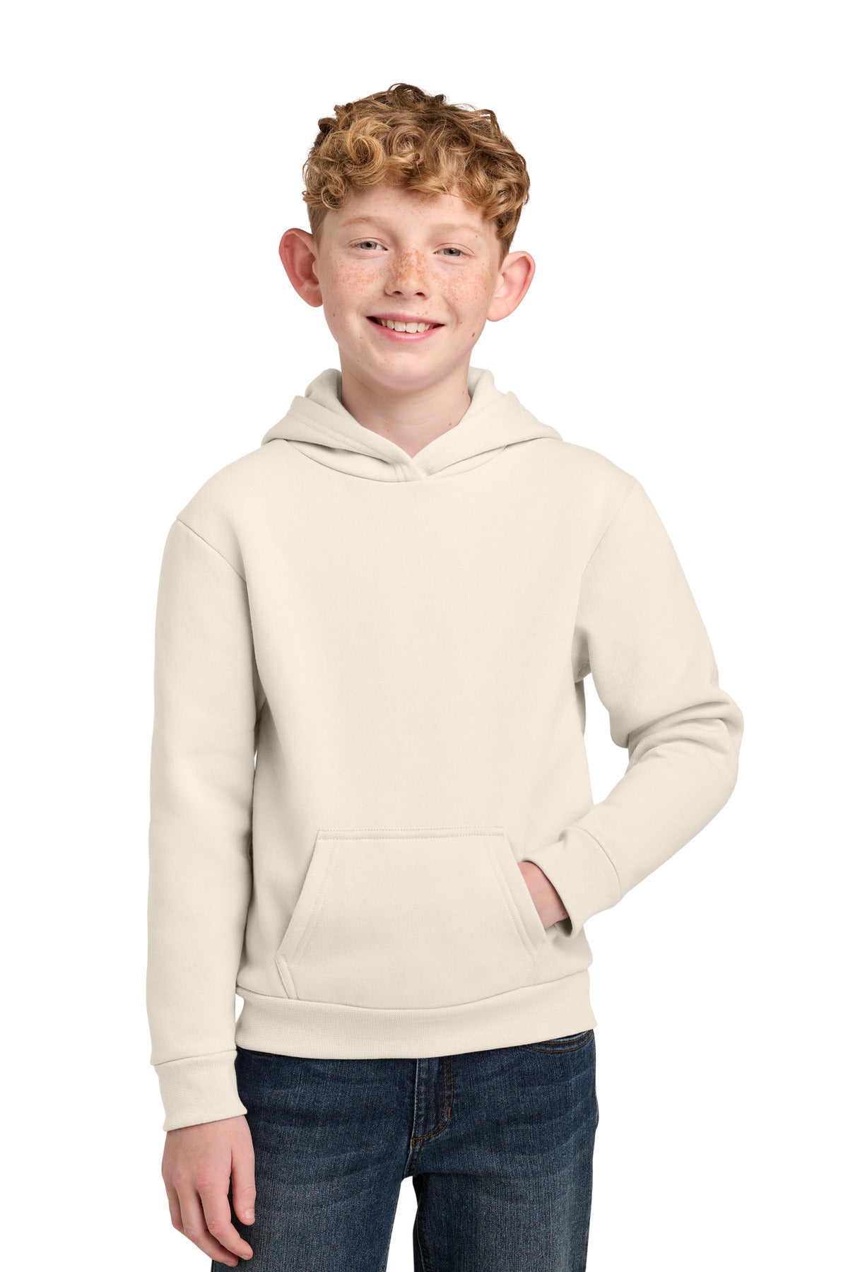 Port & Co PC68YH Youth Easy Fleece Pullover Hooded Sweatshirt